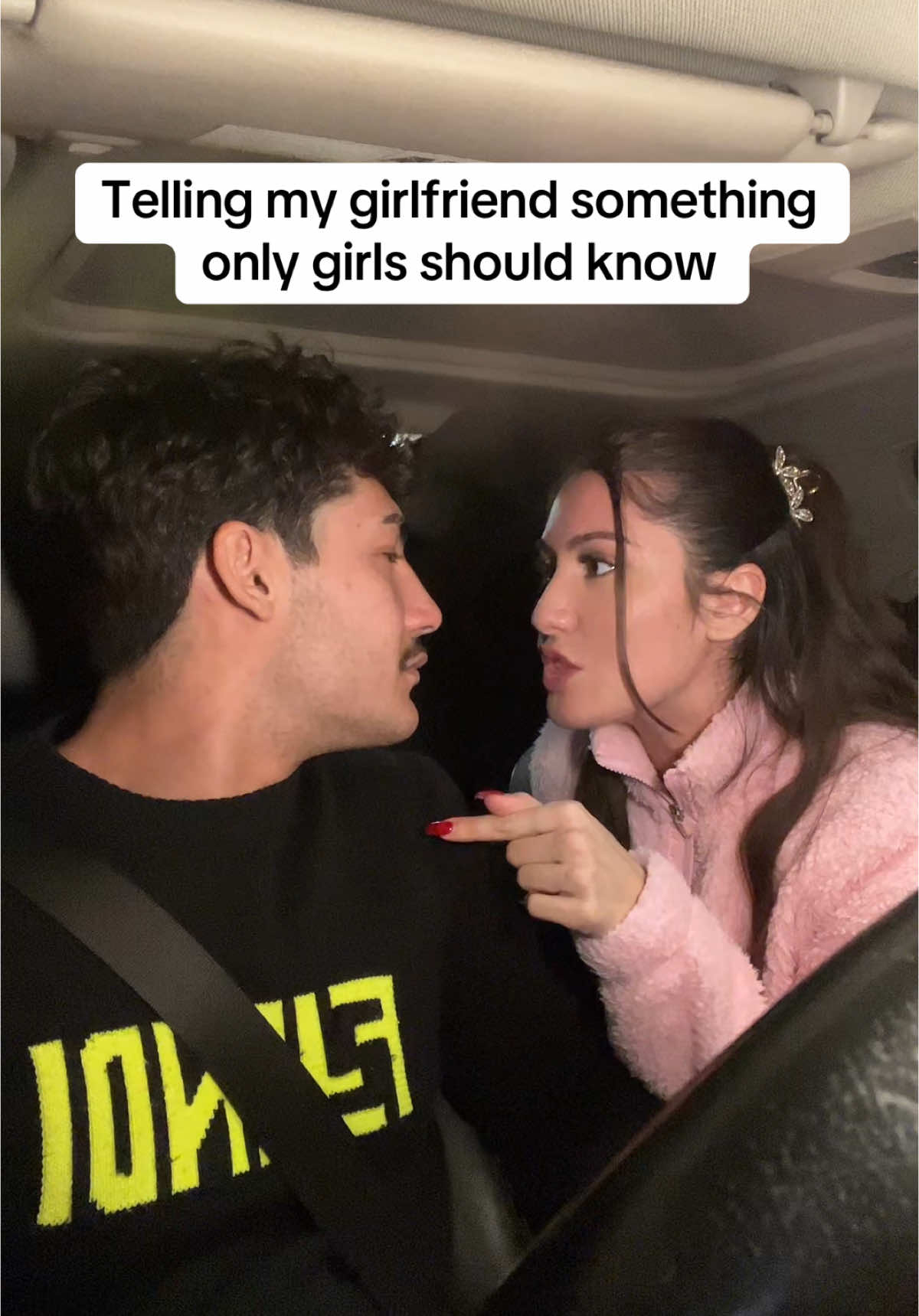Telling my girlfriend something only girls should know… #fyp #foryou #couple 