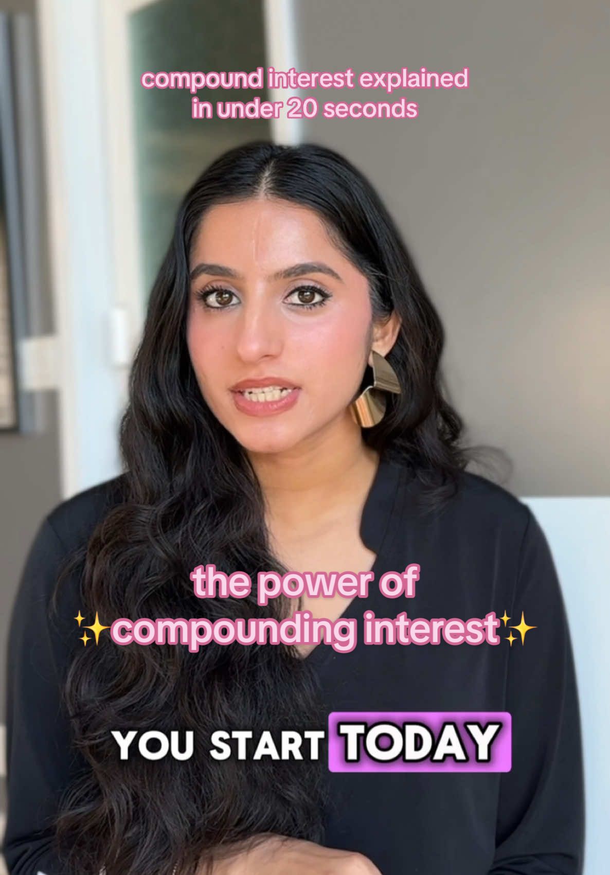 Replying to @saveree 💫 start investing today and you will thank yourself so hard #howtostartinvesting #personalfinanceforwomen #personalfinancetips #financeforwomen #compoundinterest #creatorsearchinsights