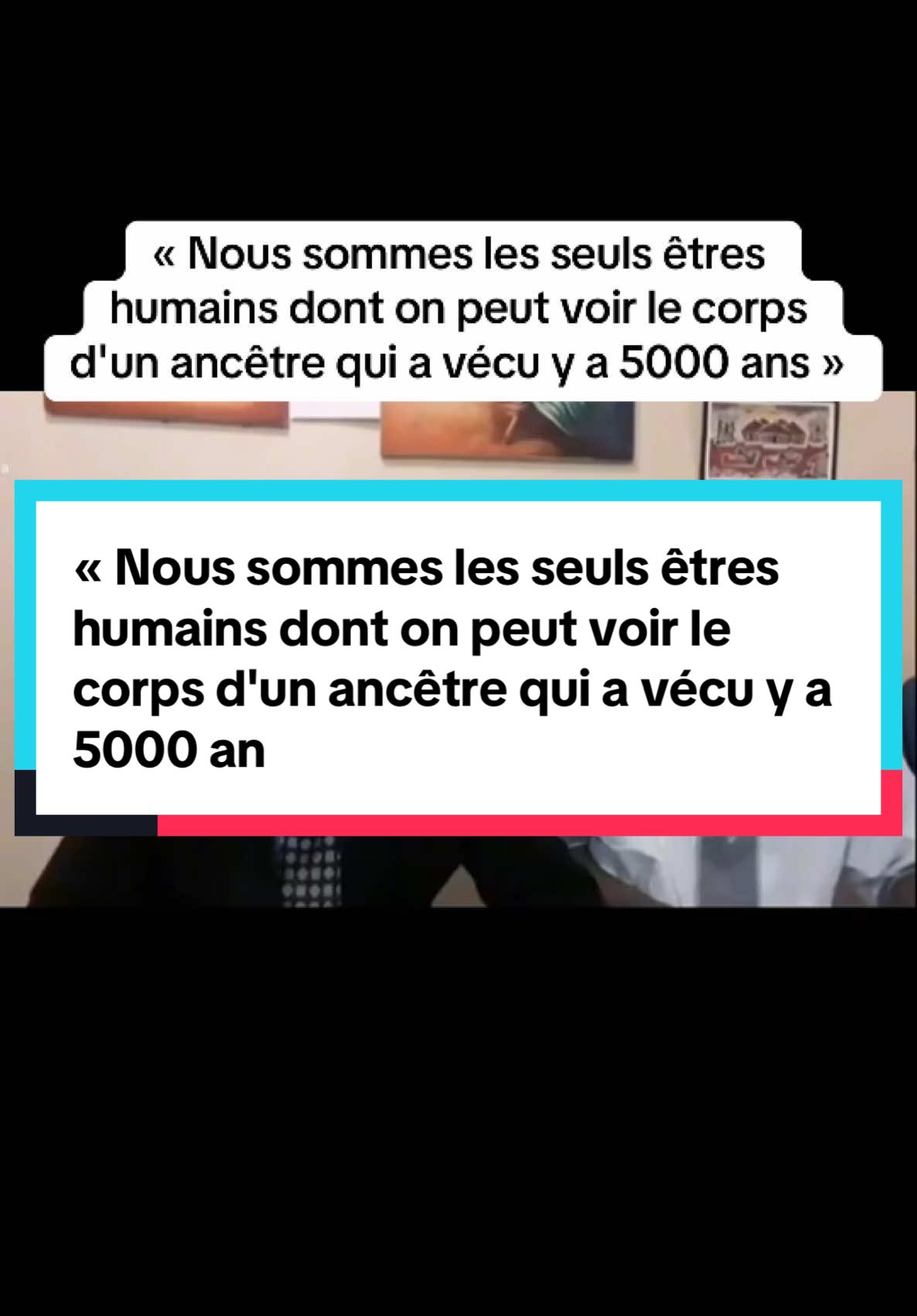 « Nous sommes les seuls êtres humains dont on peut voir le corps d'un ancêtre qui a vécu y a 5000 ans » #africans #afrique #african #africano #afriquetiktok #africantiktok #pourtoii #foryouu #pourtoi #fyp #foryoupage❤️❤️ #forupageシ #forupage 