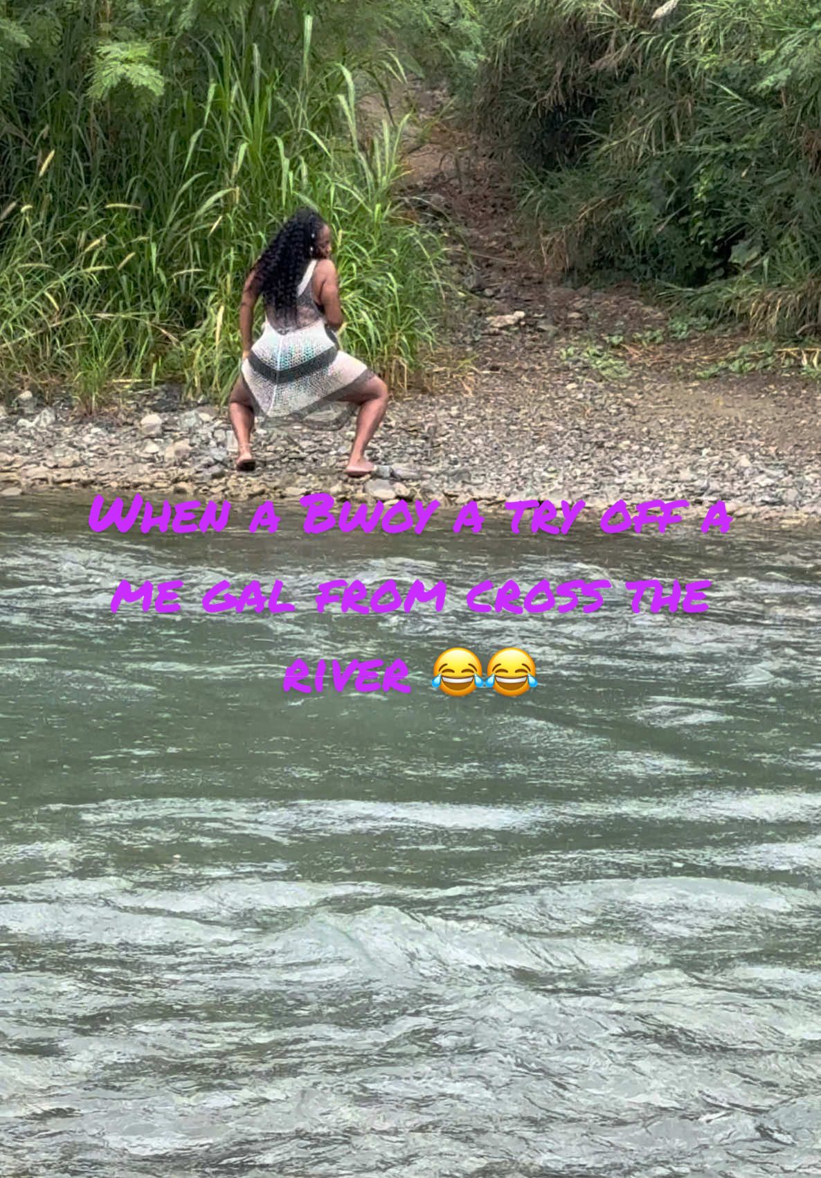 River Deh gal 😂😂😂 #viral #vira #jamaicantiktok🇯🇲viral #fyp #fypp 