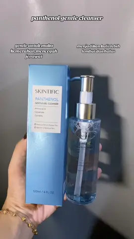 ternyata emg sebagus itu fw skintific, ga bikin ketarik dan sukanya ga bikin perih dimata🤍#facialwash #facialwashskintific #panthenolcleanser #skintific 