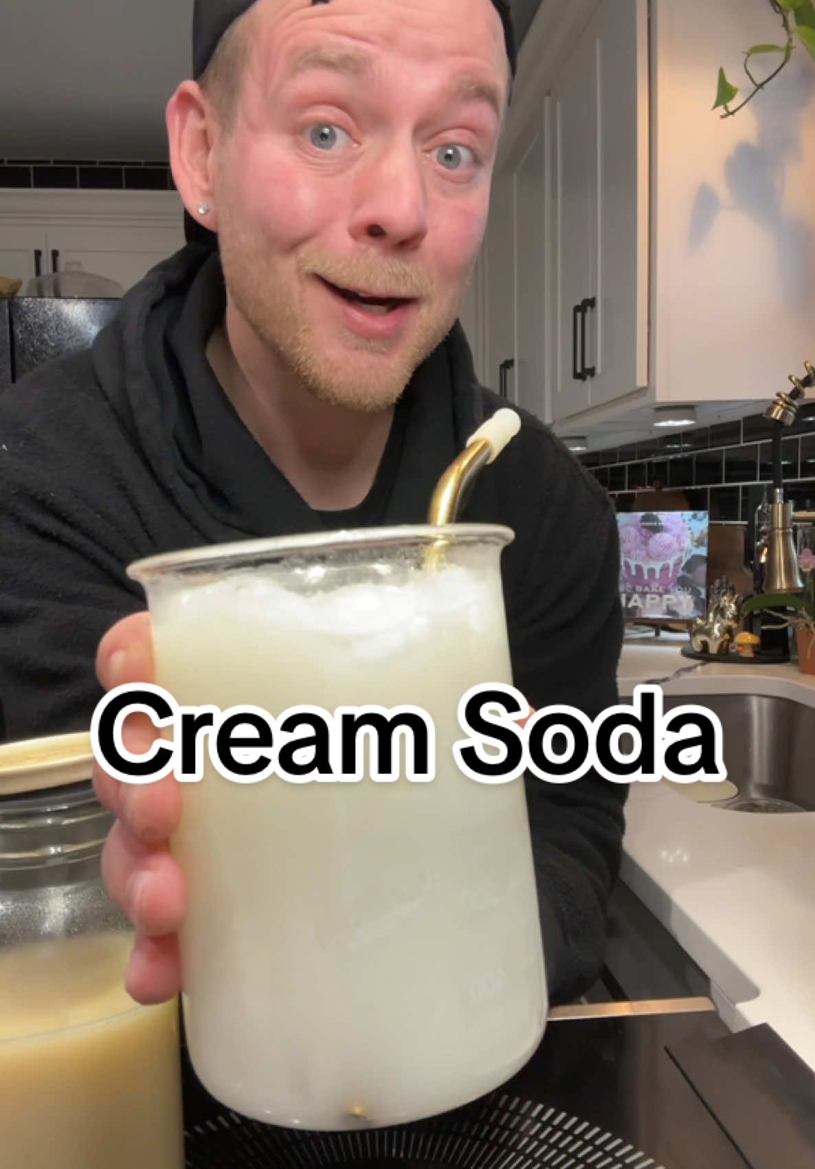 Hoemmade Cream Soda #cream #creamsoda #coffeecreamer #EasyRecipe #try #fyp 