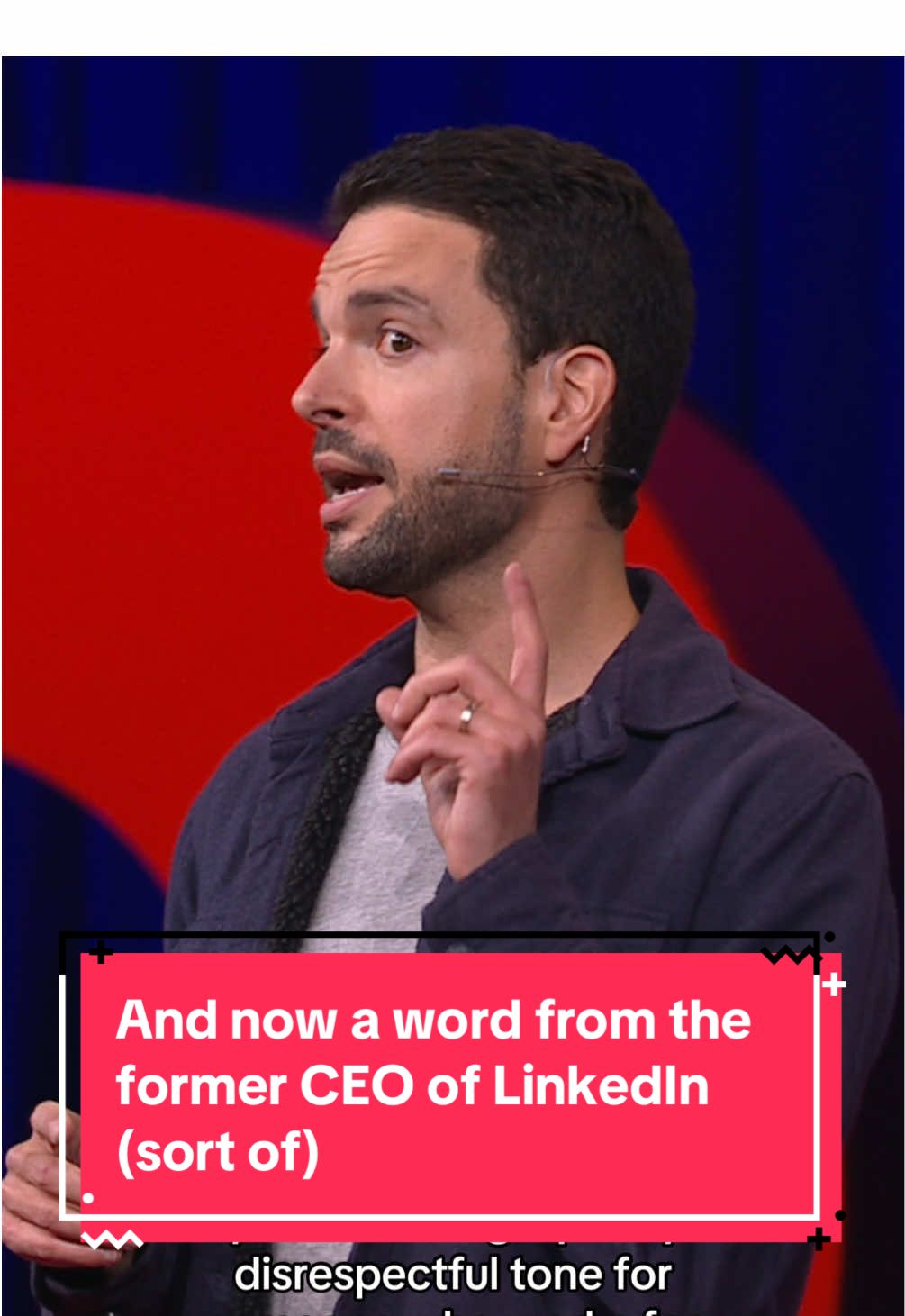 For one year comedian and TED podcast host @Chris Duffy was the CEO of @LinkedIn ... kind of. In his TED Talk, he chronicles shares what he learned moonlighting as LinkedIn’s head honcho and advocates for everyone to seek out more humor in their lives. Visit the 🔗 in our ☣️ to watch his full talk. #linkedin #humor #chrisduffy #TEDTalk 