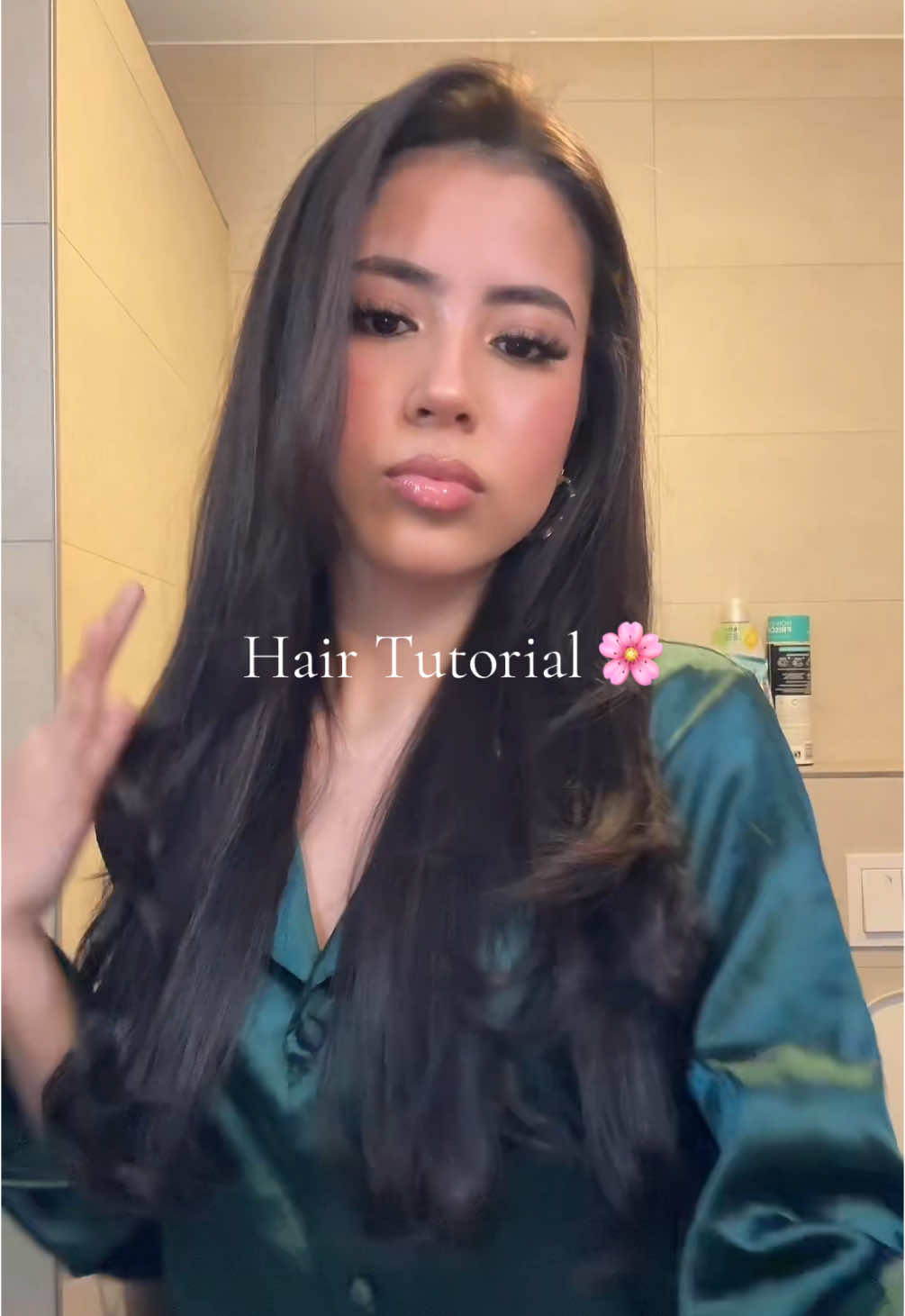 Weil viele danach gefragt haben:) es gibt 2 Arten wie ich das mache                           1.mehr Volumen                   2.ohne Volumen #foryou #hairtutorial 