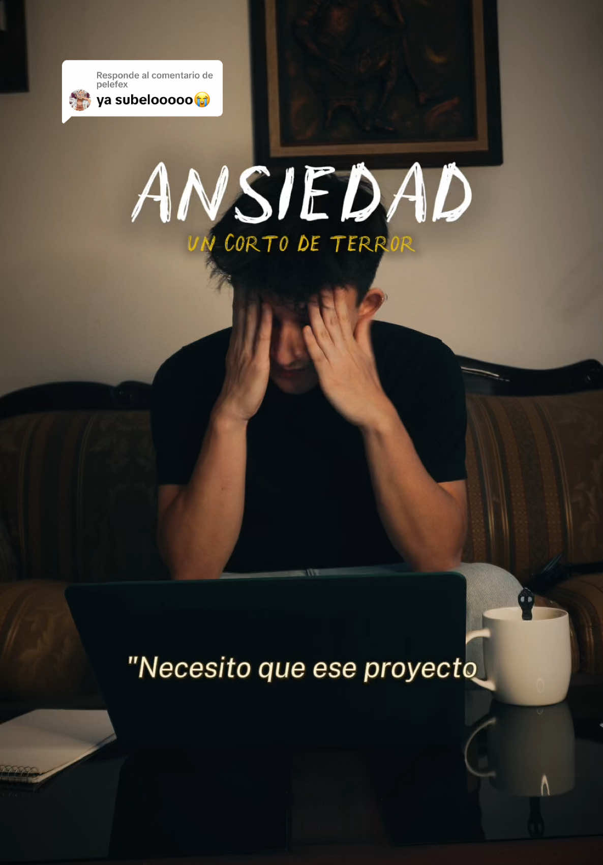 Respuesta a @pelefex “ANSIEDAD” un corto de terror☠️… #terror #ansiedad 