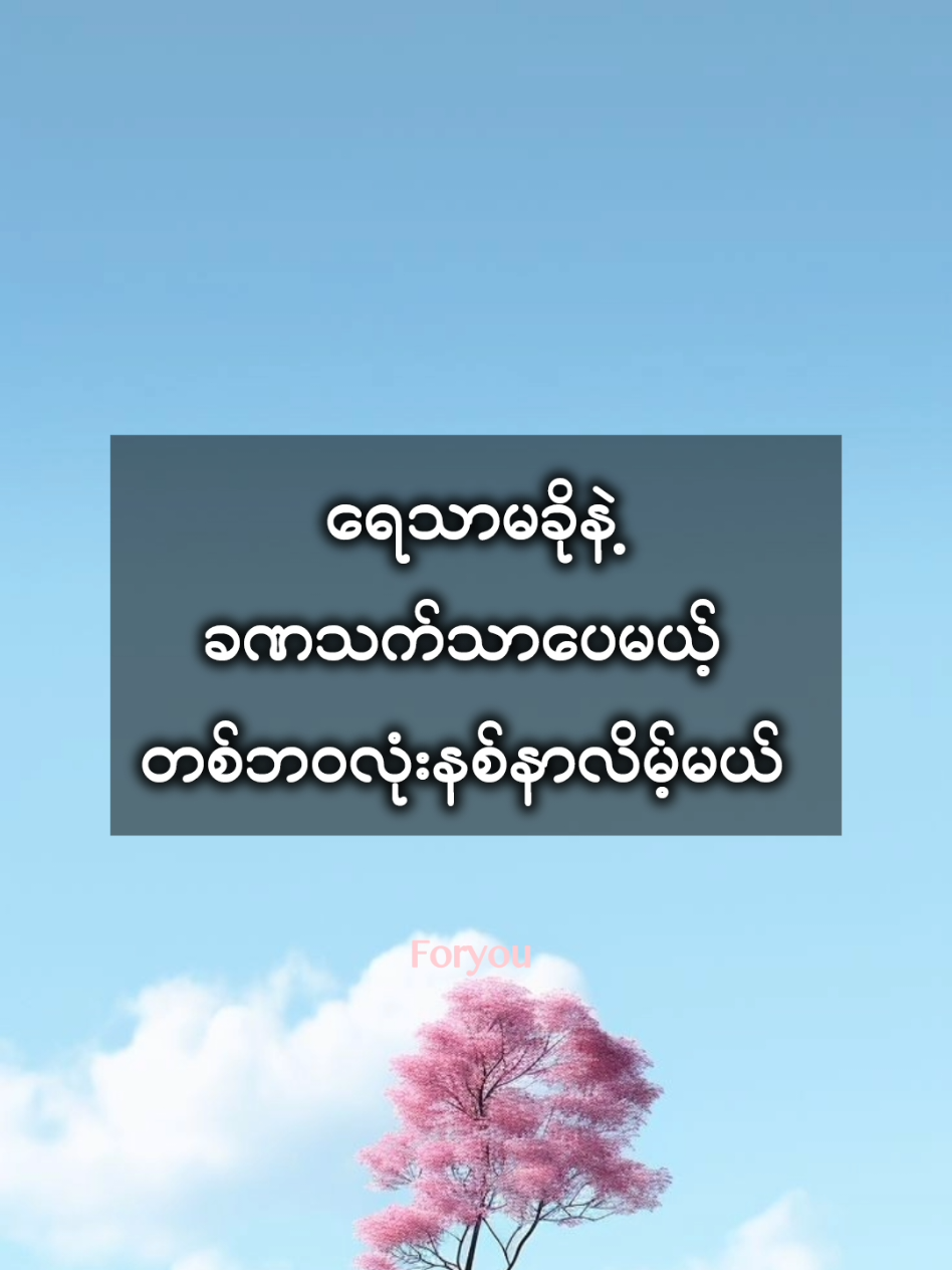 ချမ်းသာချင်ရင်✅ #ဘဝအတွက် #ကျင့်ဝတ် #စိတ်ခွန်အား #အသိပညာ #ပညာပေး #ဘဝနေနည်း #ဗဟုသုတ #ခွန်အားရှိသောစာတိုများ #စာပေချစ်သူ #sharing #foryou #fyp 