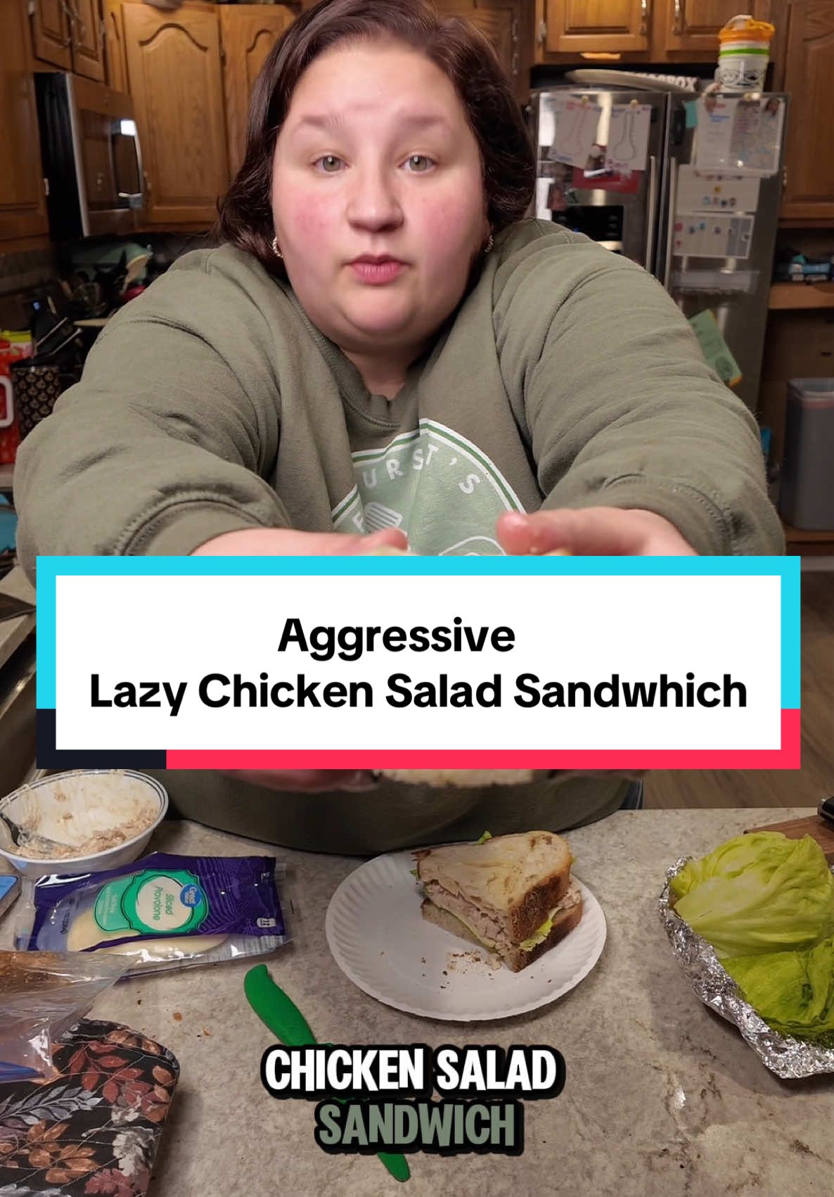 #AggressiveTutorials #AggressiveTutorialLady #AggressiveCookingShow #AggressiveCookingTutorials #Aggrecipes #chickensaladsandwhich #leftoverfordinner #sandwhichesfordinner 