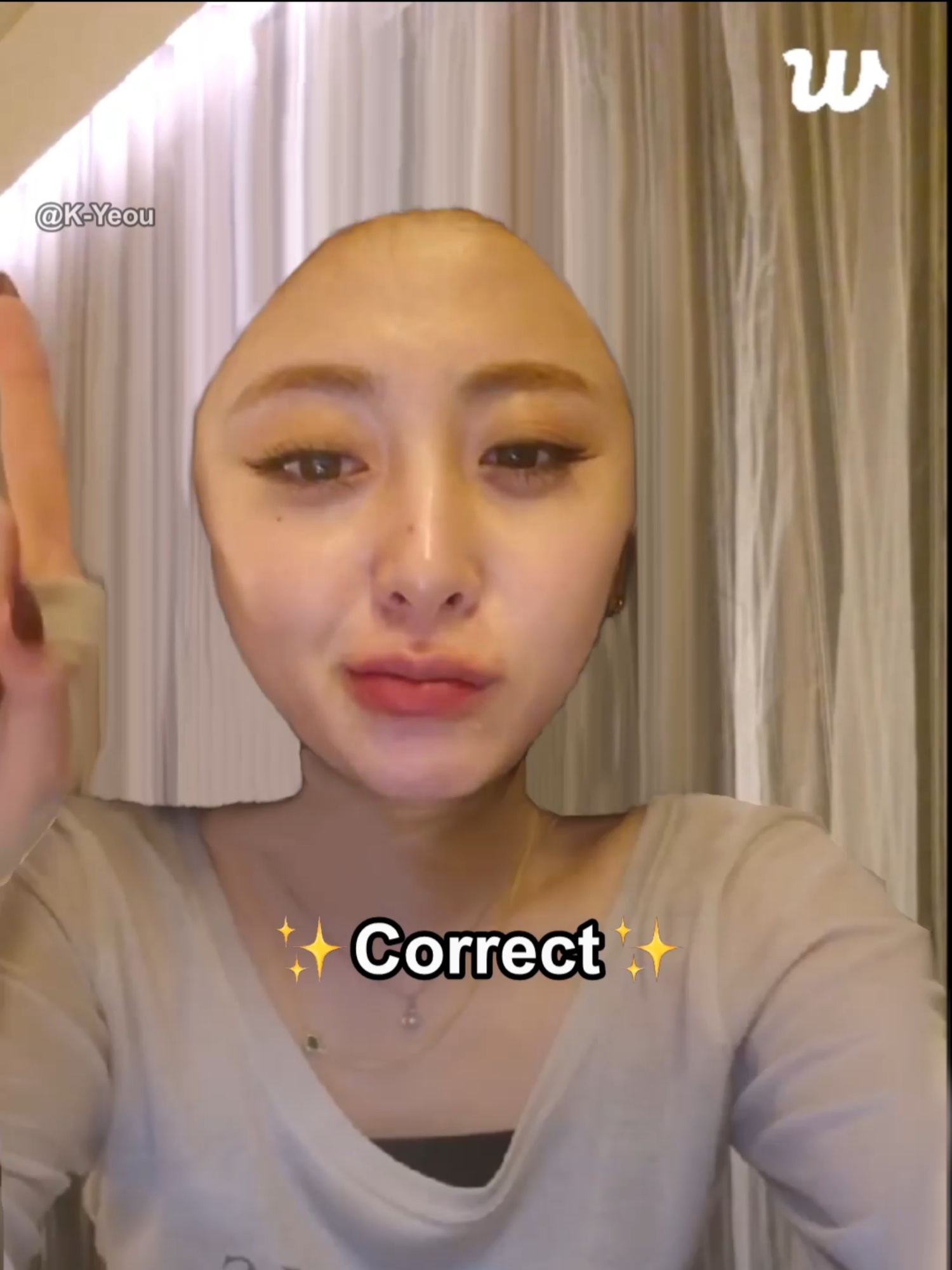 Chat this is real Yunjin is balding balding #lesserafim #kpop