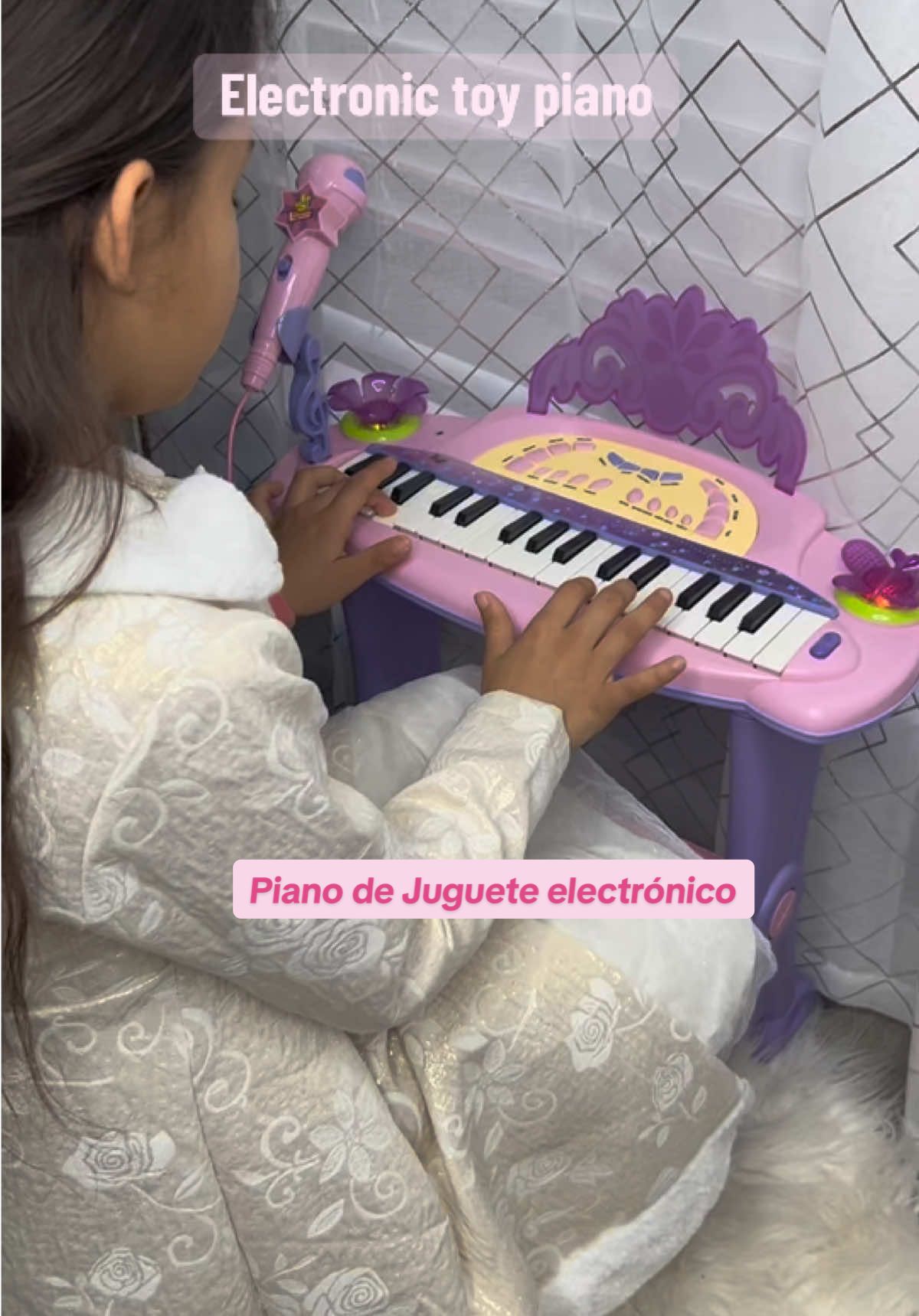 Electronic toy piano ✨ #pianoforkids #toypiano #piano 