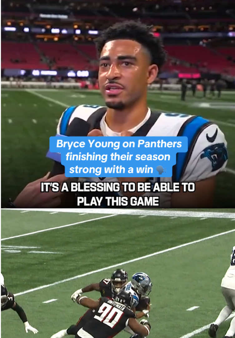 way to go, bryce 🫶 #bryceyoung #carolina #panthers #nfl (via @NFL on CBS)