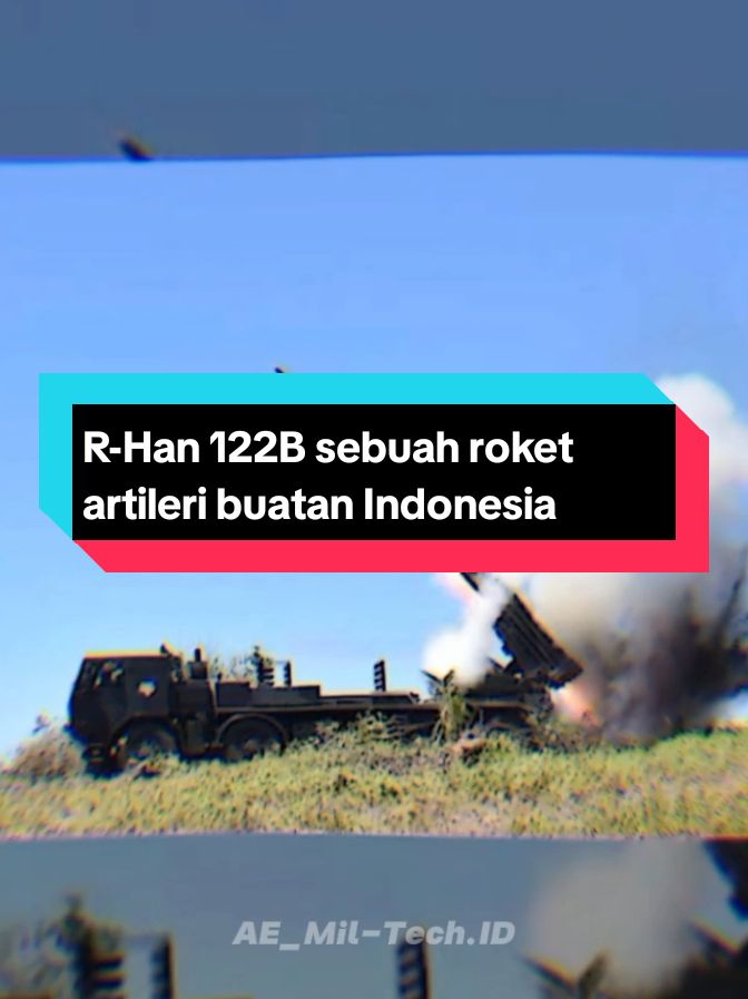 R-Han 122B sebuah roket artileri buatan Indonesia, dikembangkan oleh PT DI (Dirgantara Indonesia) dan Mentri Pertahanan, memiliki jangkauan 28 km dan kecepatan hingga mach 2,95 (3.574 km/jam) @syarif.hidayat050  . . . #rhan122b #rocket #ptdi #indonesia #aemiltechid #militaryedit #militarytechnology #fyp #4you #foryoupage #xyzbca #trending #viral #CapCut 