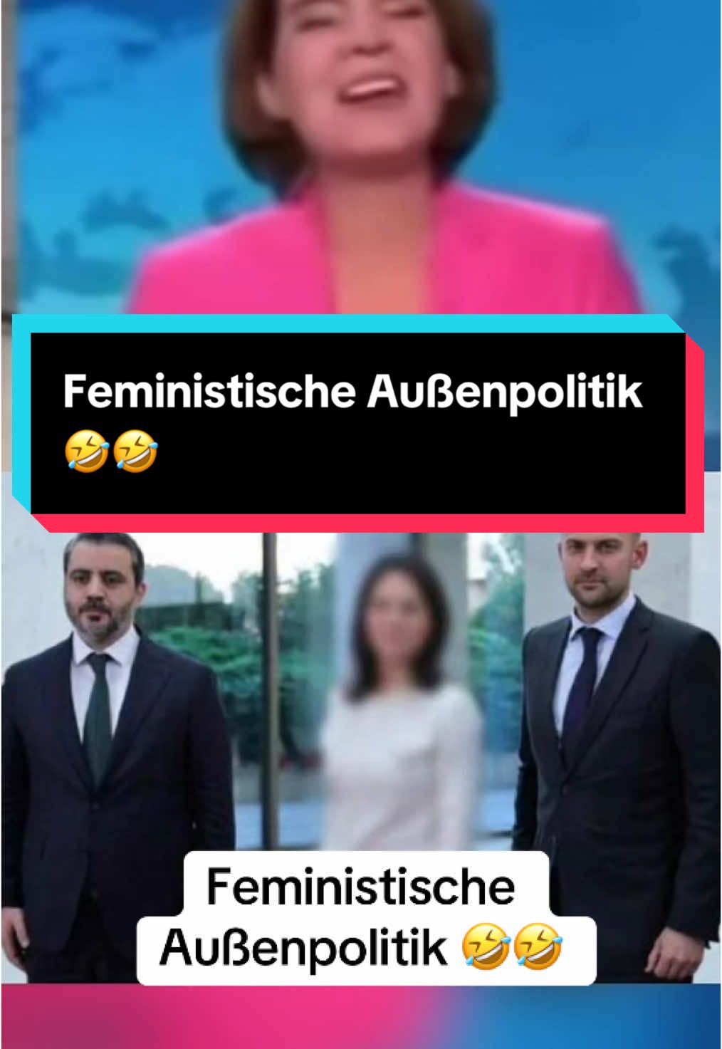 Feministische Außenpolitik 🤣🤣 #syrien #politik #nachrichten #satire 