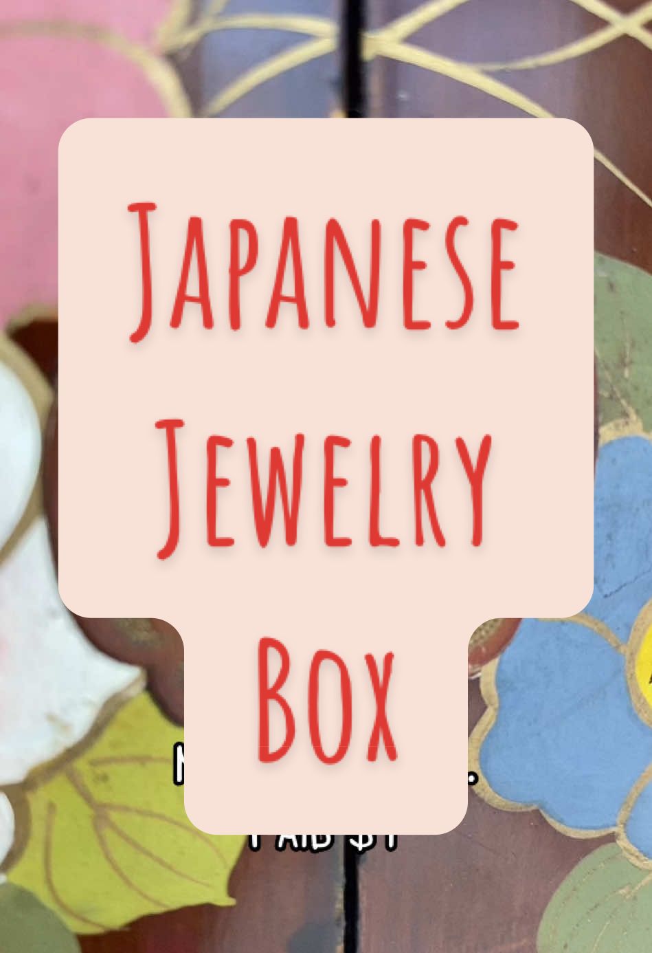 #japan #jewelrybox found in #madisonct #americanpicker #puertoricanpicker #picker #collector #goonie #treasure #treasurehunting #antique #vintage #rare #history #connecticut #estatesales #tagsales #hobby  