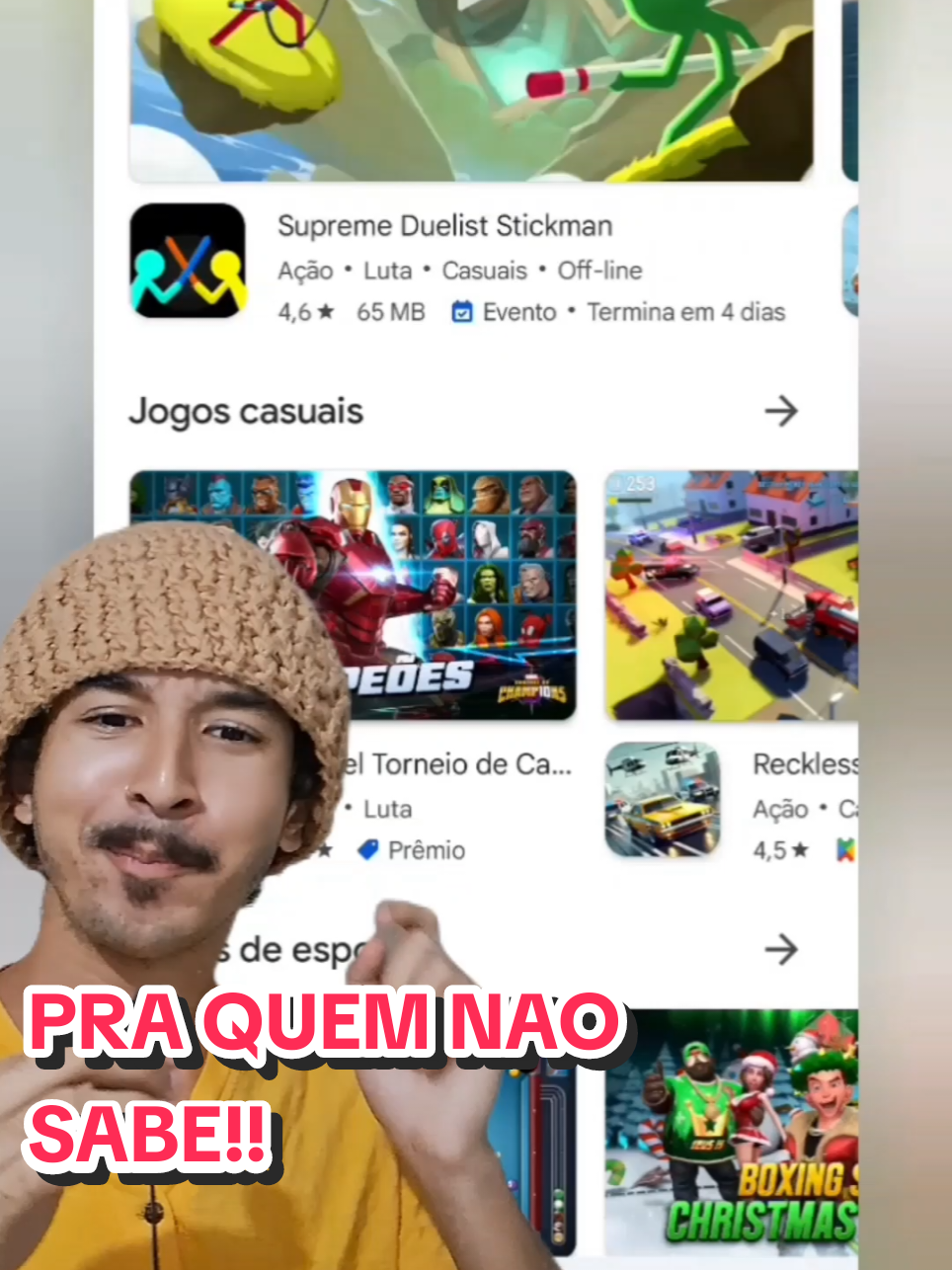 PRA QUEM NAO SABE!! #playstore #curiosidades #mobile #games #fy 