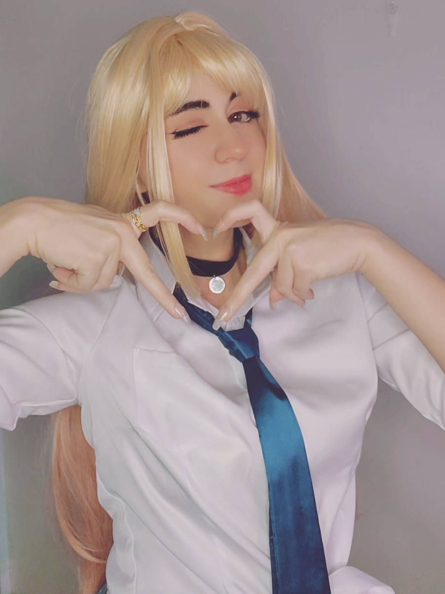 New cosplay raaaaaah!!!  Its ya girl Marin!! Im so excited and so happy my friend got this from me from my wishlist 😭💖  #cosplay #anime #manga #anitok #marinkitagawa #mydressupdarling 