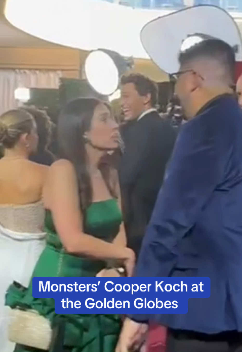 Cooper Koch is nominated for a Golden Globe for his portrayal of Erik Menendez in Monsters: The Lyle and Erik Menendez Story #cooperkoch #menendezbrothers #monsters #goldenglobes #goldenglobes2025 #hollywood #redcarpet 