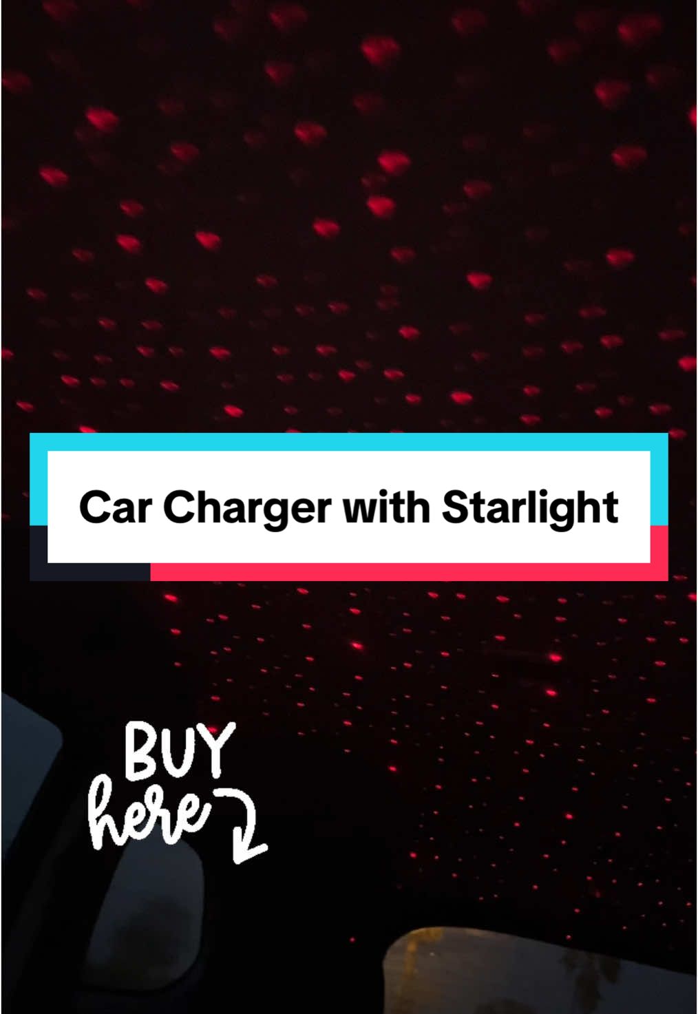 Car Charger with Starlight #carcharger #starlight #starlightheadliner #caraccessories #gadgets #tiktokmademebuyit 