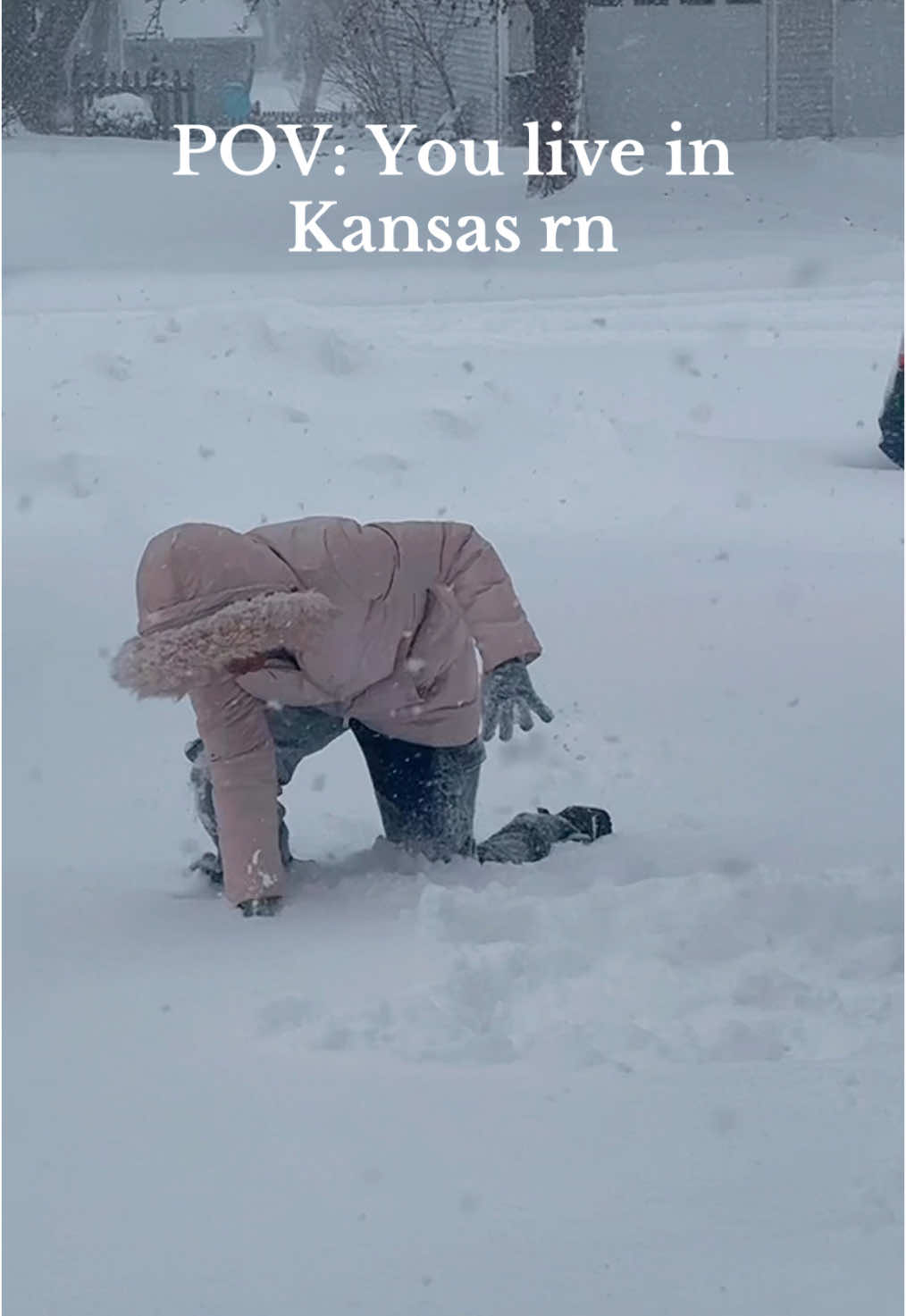 Weather update in Kansas!😭 #winter #kansascity #kansasweather #winterstorm #kansasstorms #snowday #snowstorm 