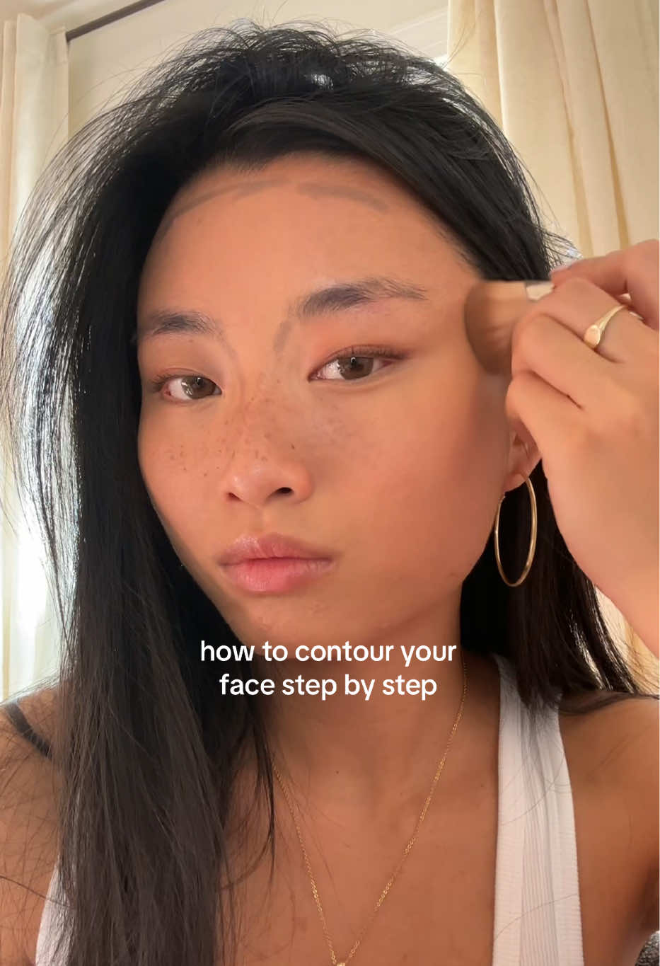 my go to contour routine for makeup💗  products: @Merythod Global @MERIT Beauty #makeup #makeuptutorial #contour #contourtutorial 