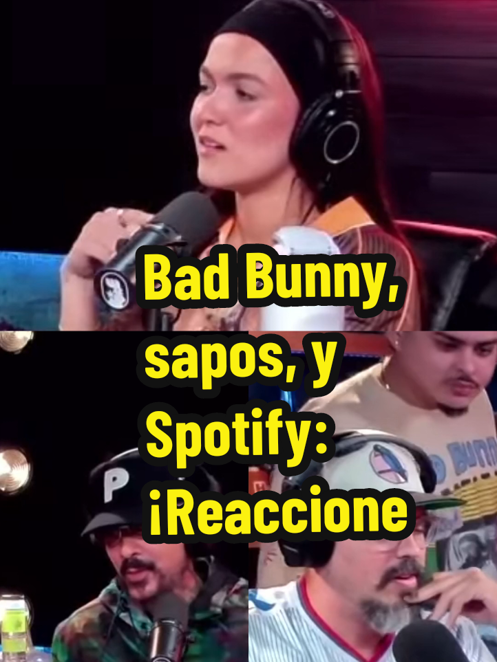 Bad Bunny DTMS, sapos, y Spotify: ¡Reacciones DTMS,#badbunny 