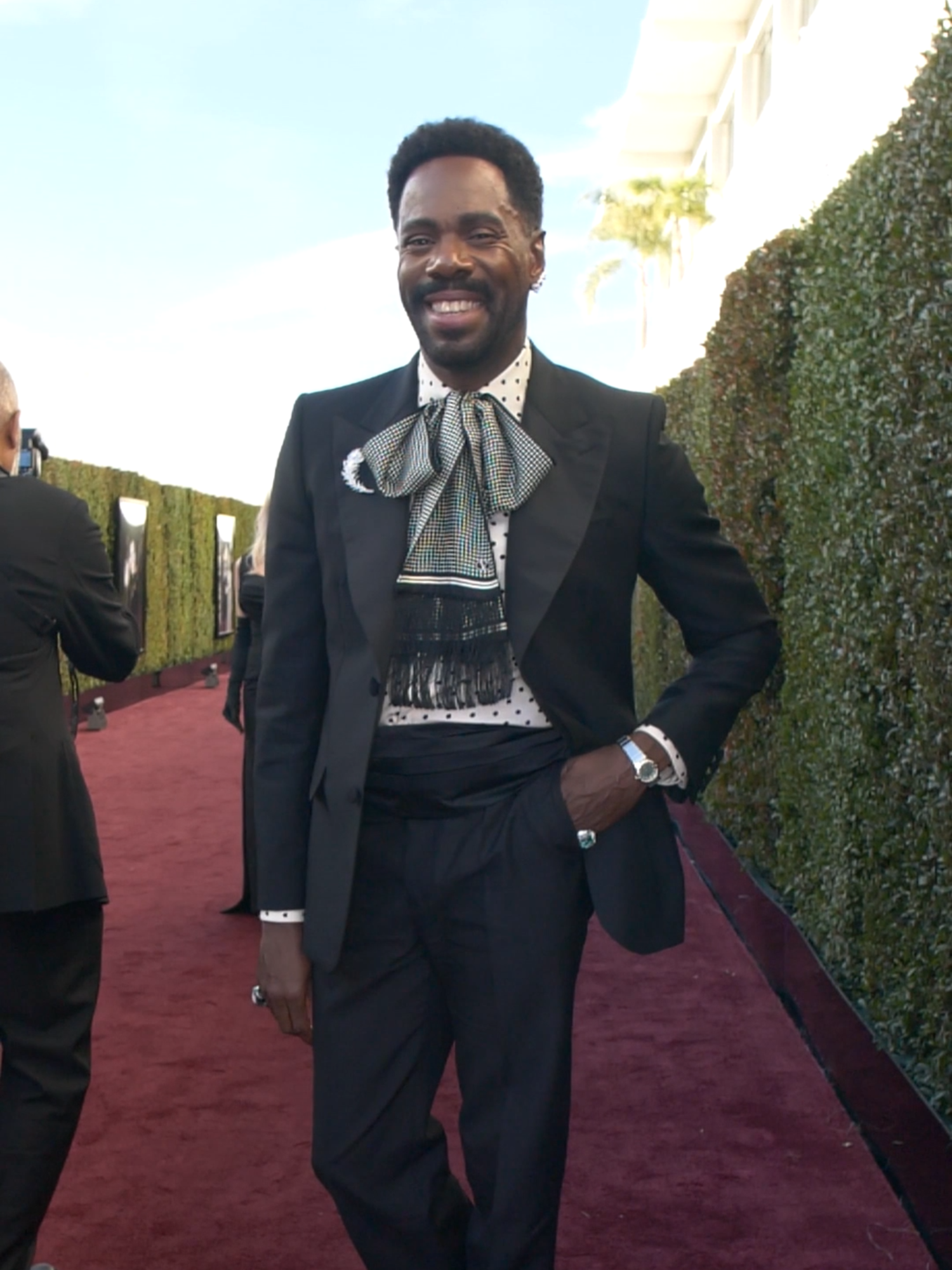 #GoldenGlobes presenter Colman Domingo has hit the carpet! 🤩