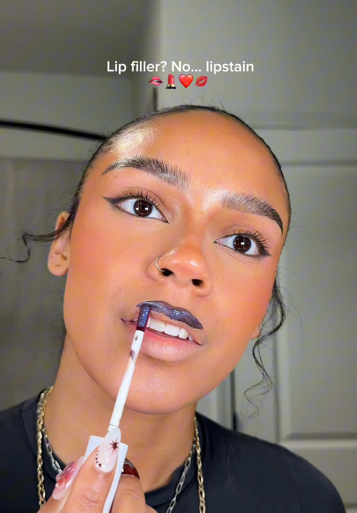 Why need filler when you have a lip stain! Lip combo linked in my LTK🥰 #lipstain #lips #lipstick #lipstickaddict #lipsticklover #lipstains #beauty #makeup @Wonderskin Beauty @Rare Beauty 