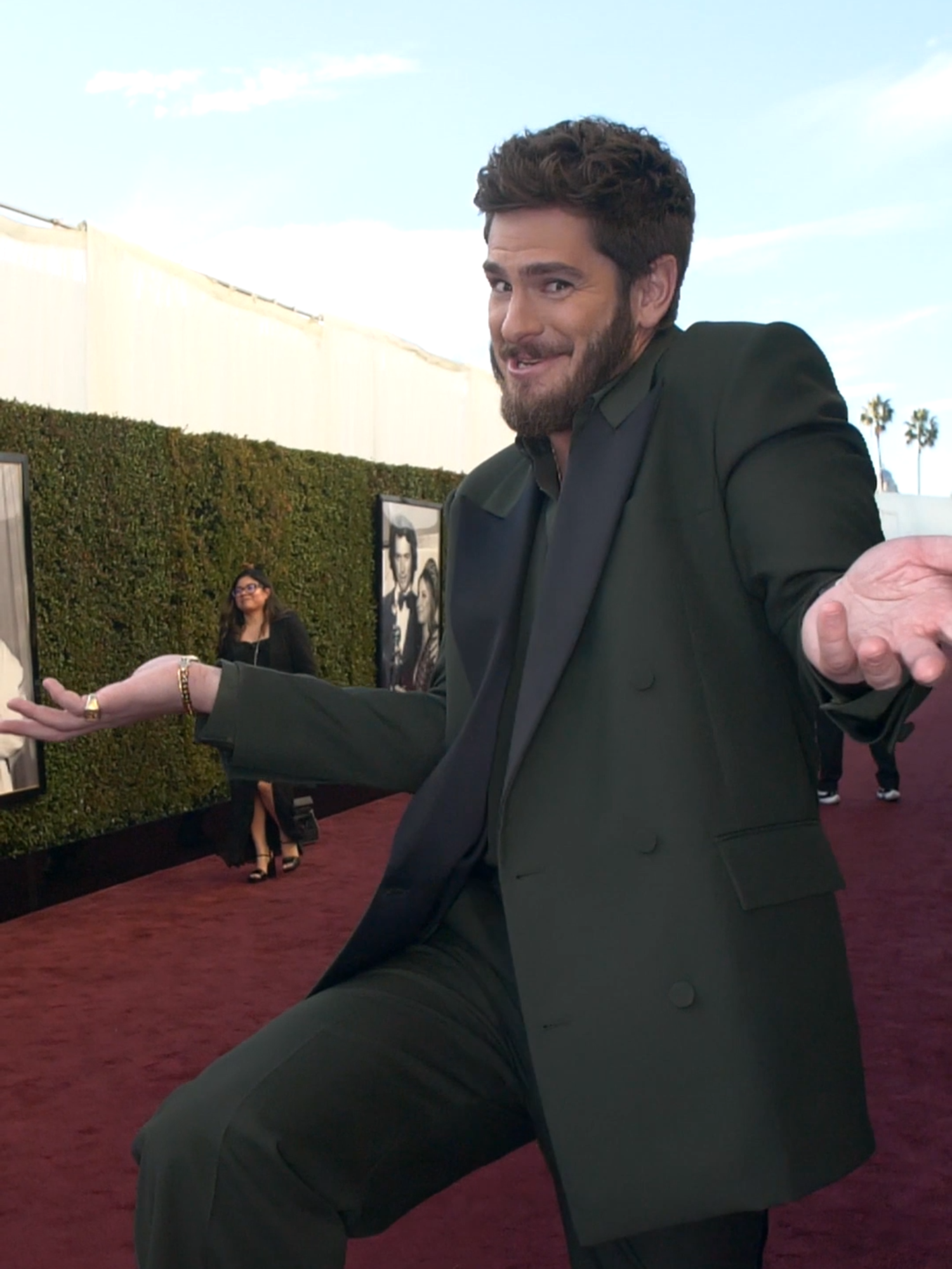 Have no fear, Andrew Garfield is here! #GoldenGlobes