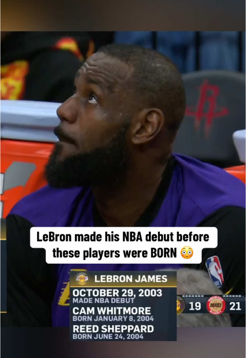 WILD stat 😧 #NBA #basketball #nbabasketball #lebron #lebronjames