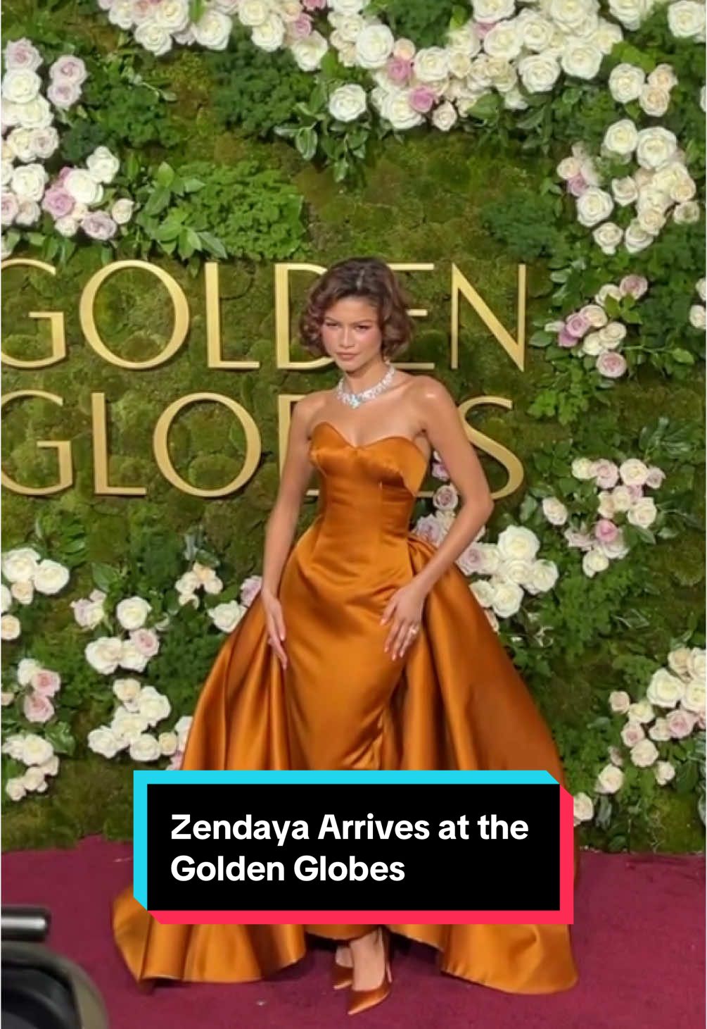 #Zendaya deserves all the praise tonight at the #GoldenGlobes. 🤩 #GoldenGlobes2025 #RedCarpet #Challengers #Euphoria 