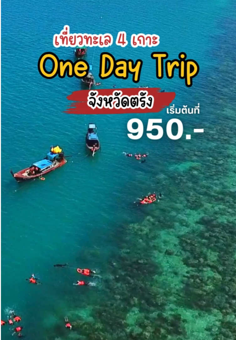 ล่องเรือเที่ยวตรัง ในงบ 950.- บอกเลยคุ้มมากก🥰🏖️🪸 #ทะเลตรังดอทคอม #ทะเลตรัง #ถ้ํามรกต #เกาะกระดาน #เกาะเชือก #เกาะแหวน #tiktokพาเที่ยว #tiktokพาเที่ยวทั่วไทย #tiktokพาชม #เที่ยวไปเรื่อย #เธรดวันนี้ #ฟีดดดシ #fyp 