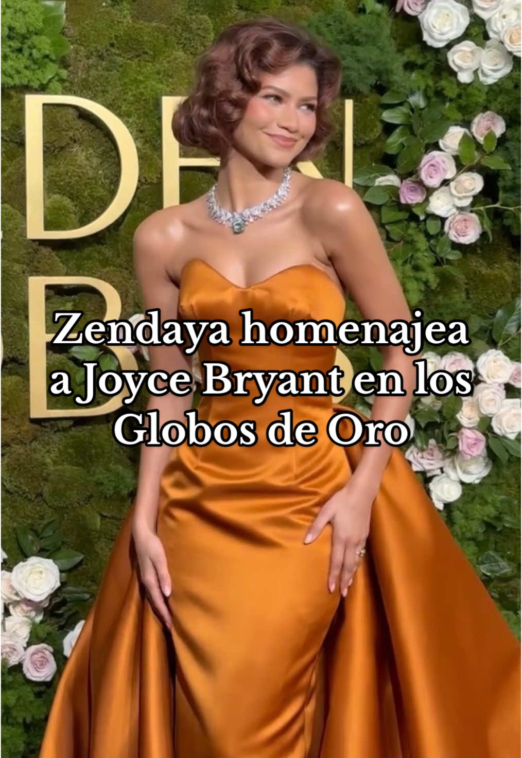 Nadie posa como #Zendaya. La actriz ha acudido a los Globos de Oro con un diseño custom de @Louis Vuitton que homenajea a la cantante Joyce Bryant ❤️‍🔥 #GoldenGlobes #GlobosdeOro #redcarpet #modaentiktok #TikTokFashion 