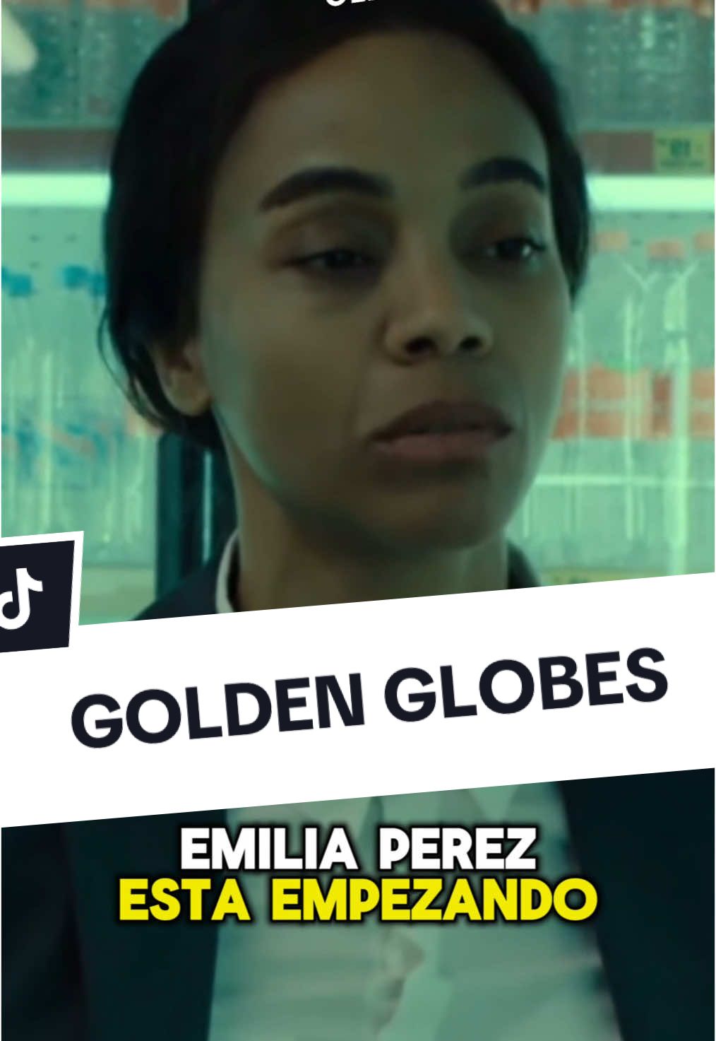 EMILIA PÉREZ ARRASARÁ EN LOS GOLDEN GLOBES? #emiliaperez #zoesaldana #goldenglobes 