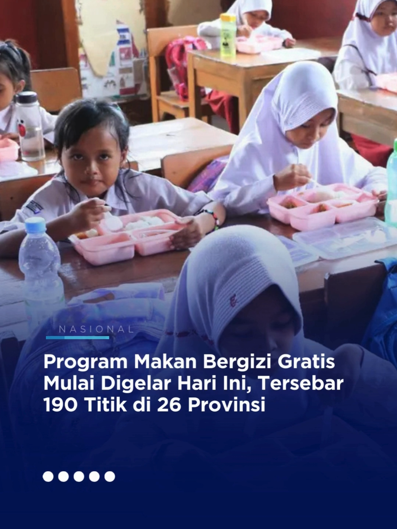 Program Makan Bergizi Gratis (MBG) pemerintahan Presiden Prabowo Subianto dan Wakil Presiden Gibran Rakabuming Raka mulai digelar hari ini, Senin 6 Januari 2025. Salah satu program andalan Prabowo-Gibran ini siap dimulai di 190 titik yang tersebar di 26 provinsi seluruh Indonesia. 26 provinsi tersebut ialah Aceh, Bali, Sumatera Barat, Sumatera Utara, Kepulauan Riau, Riau, Lampung, Banten, Jawa Barat, Jakarta, Jawa Tengah, Jawa Timur, DI Yogyakarta, Gorontalo, Sulawesi Barat, Sulawesi Selatan, Sulawesi Tenggara, Sulawesi Utara, Kalimantan Timur, Kalimantan Utara, Kalimantan Selatan, Maluku, Maluku Utara, Nusa Tenggara Timur, hingga Papua Barat dan Papua Selatan. Berita disadur dari : https://www.liputan6.com/news/read/5864570/program-makan-bergizi-gratis-mulai-digelar-hari-ini-tersebar-190-titik-di-26-provinsi #prabowosubianto #prabowo #makan #makansianggratis @gerindra 