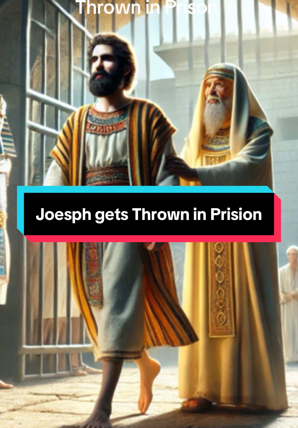 Genesis 39: Joseph gets imprisoned #biblestories #christiantiktok #bibleverse #biblestudy #biblehistory 