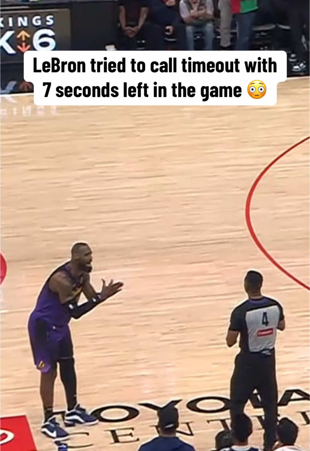 Did he call timeout before the pass? 🤔 #NBA #basketball #nbabasketball #lebron #lebronjames