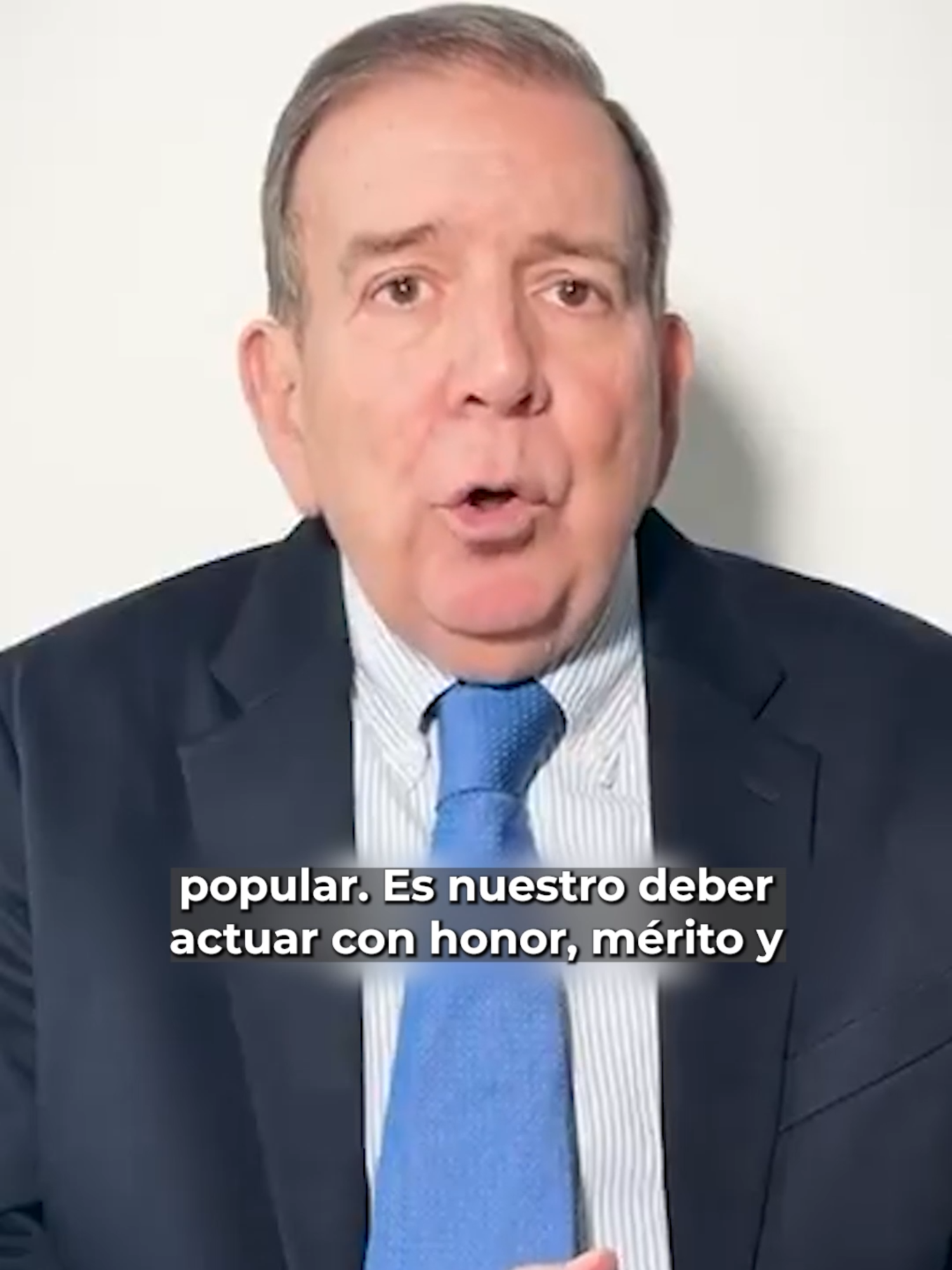 Edmundo Gónzalez de Venezuela manda un mensaje a la Fuerza Armada Nacional Bolivariano previo a su regreso al país. #Latinus #InformaciónParaTi