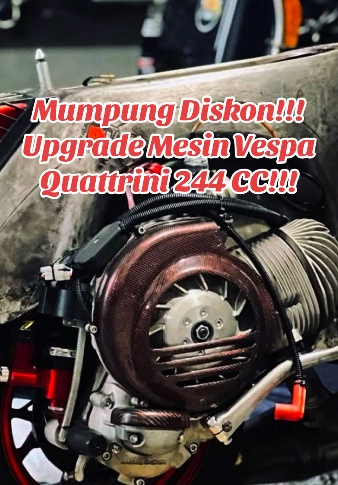 Untuk Yg Suka Suka Diskon Tempat dan Waktu Dipersilahkan 🙌🏻🙌🏻🙌🏻 . #vespa #vespamodifikasi  #upgradevespa #vesparace #vespaindonesia  #vespaklasik  #vespaclassic  #quattrini244 