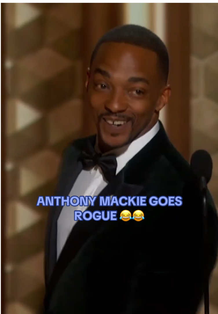 no no — let him cook 😤😤 #GoldenGlobes #CBS #Awards #AwardShow #AnthonyMackie #HarrisonFord #SebastianStan