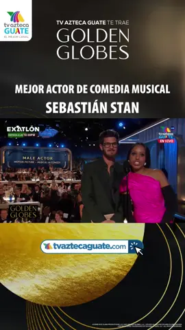 Premio #GoldenGlobes2025 al mejor actor masculino – Película – Musical/Comedia. ¡Felicidades por ganar la 🏆 para un hombre diferente! Sintoniza #TvAztecaGuate #ElMejorCanal o por cualquier dispositivo www.play.tvaztecaguate.com