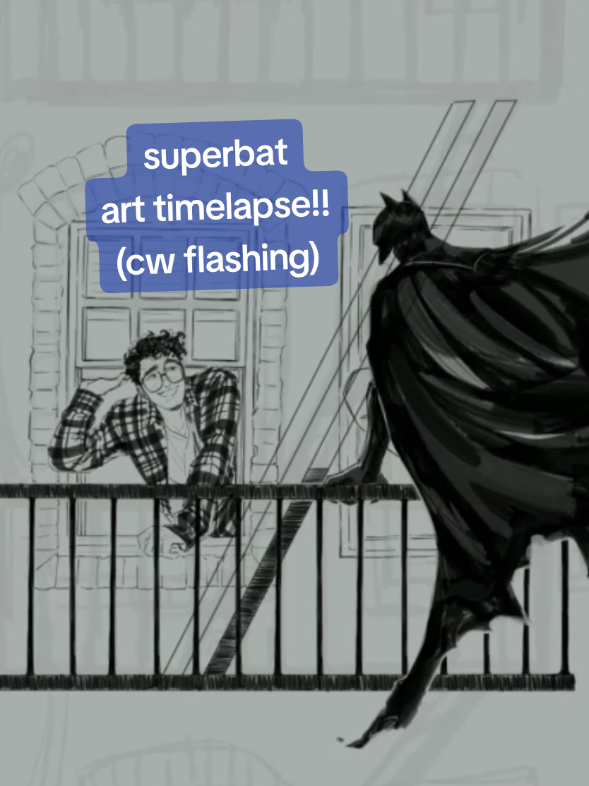 i don't usually like recording timelapses (like knowing i'm being recorded makes me self conscious even though i think they're cool to look back at and also storage space 😭) but i managed to get most of this piece!! #superbat #superman #batman #clarkkent #brucewayne #dcu #dccomics #dc #dcfanart #fanart #timelapse #arttimelapse 