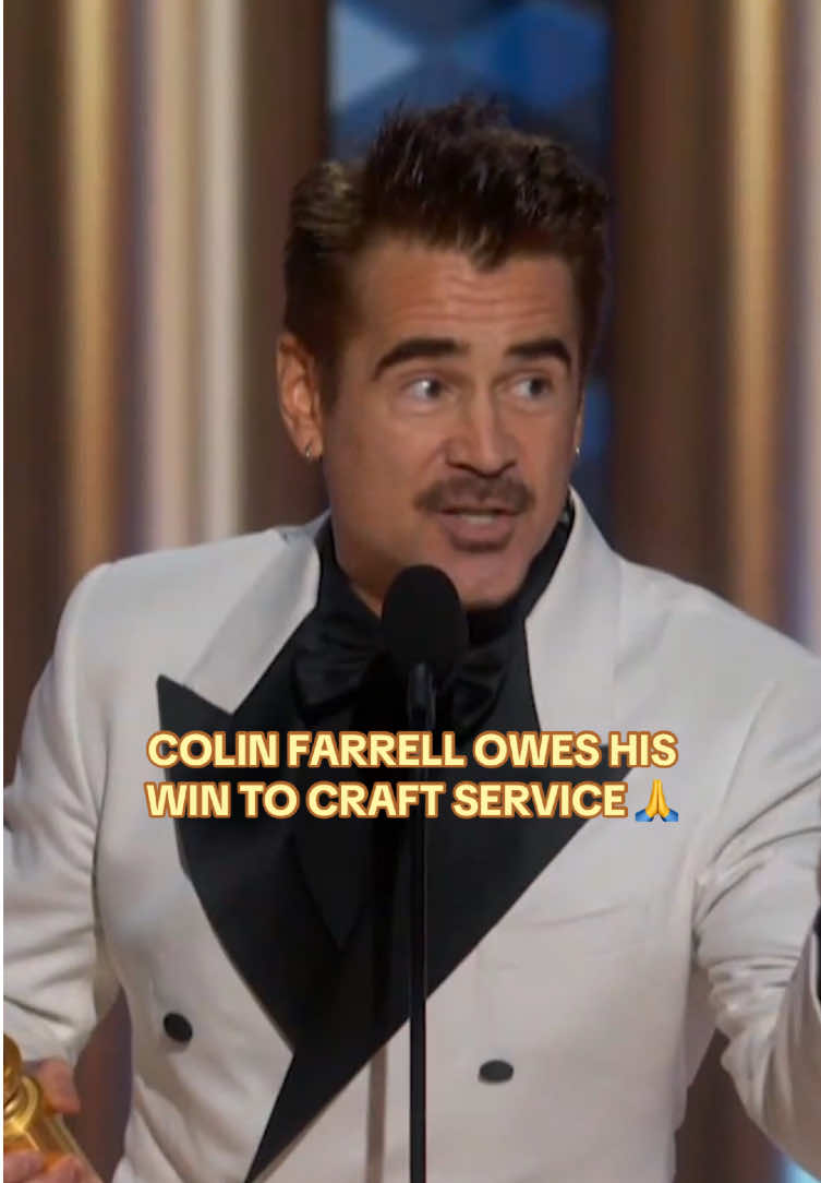 The true unsung heroes 👏👏 #ColinFarrell #ThePenguin #BestActorLimitedSeries #GoldenGlobes #Awards #AwardShow #CBS #SetLife 