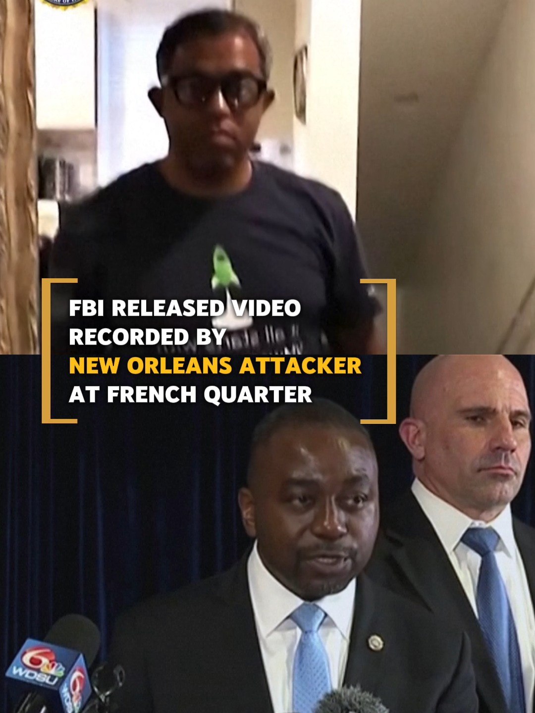 The video shows New Orleans attacker Shamsud-Din Jabbar visiting New Orleans twice and recording footage of the French Quarter with Meta glasses, according to the FBI. Authorities report that Jabbar also traveled to Egypt and Canada before the attack. #news #usa #NewOrleans #attack #FBI #ShamsudDinJabbar #newyear #fyp #chinatrend