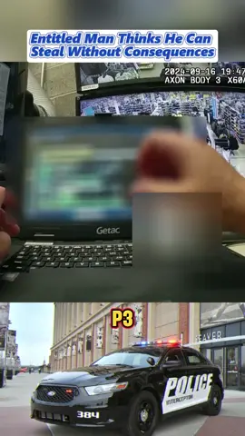 Entitled Man Thinks He Can Steal Without Consequences