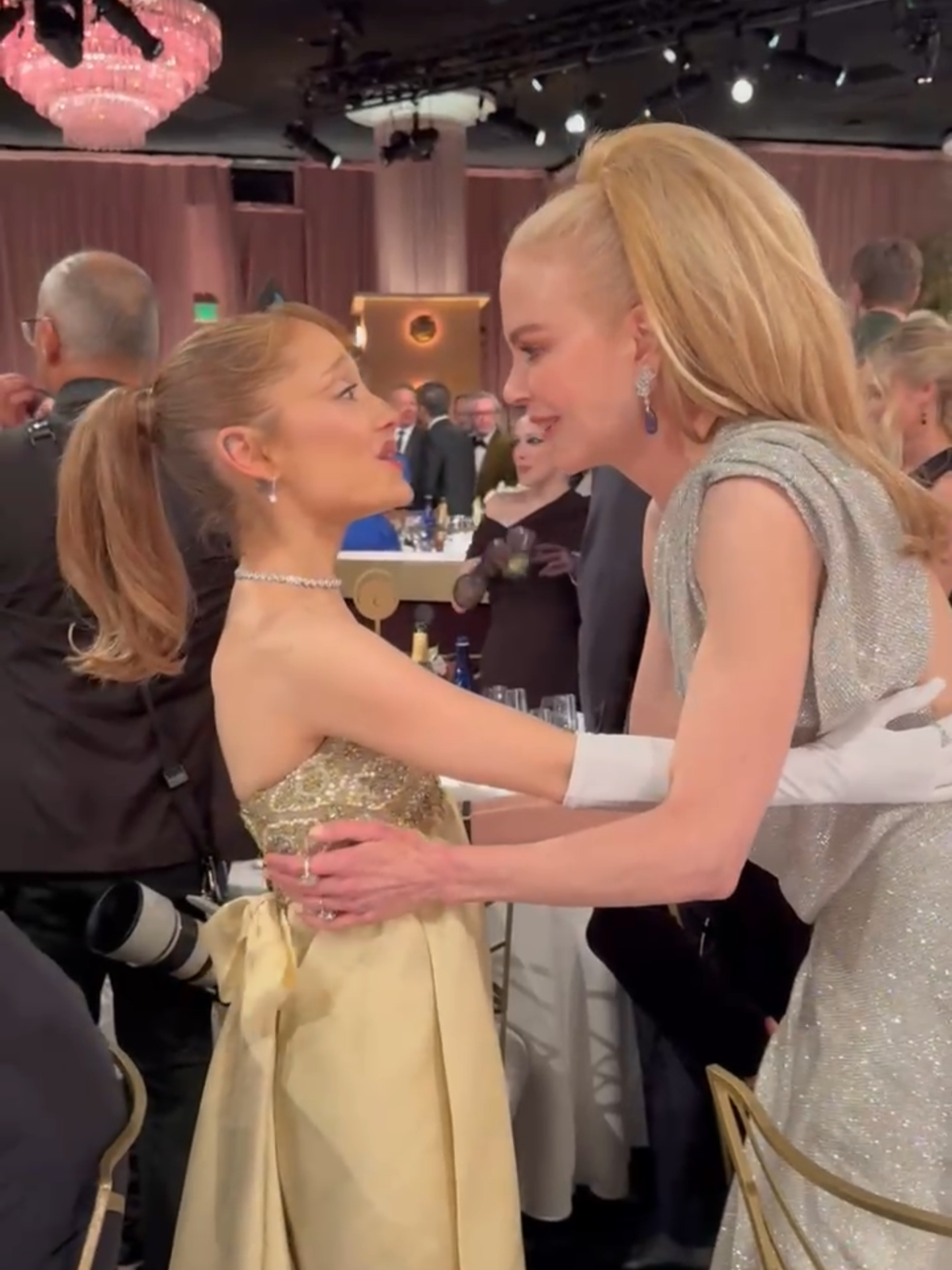 When Ari Met Nicole. 2025 🤝 #GoldenGlobes