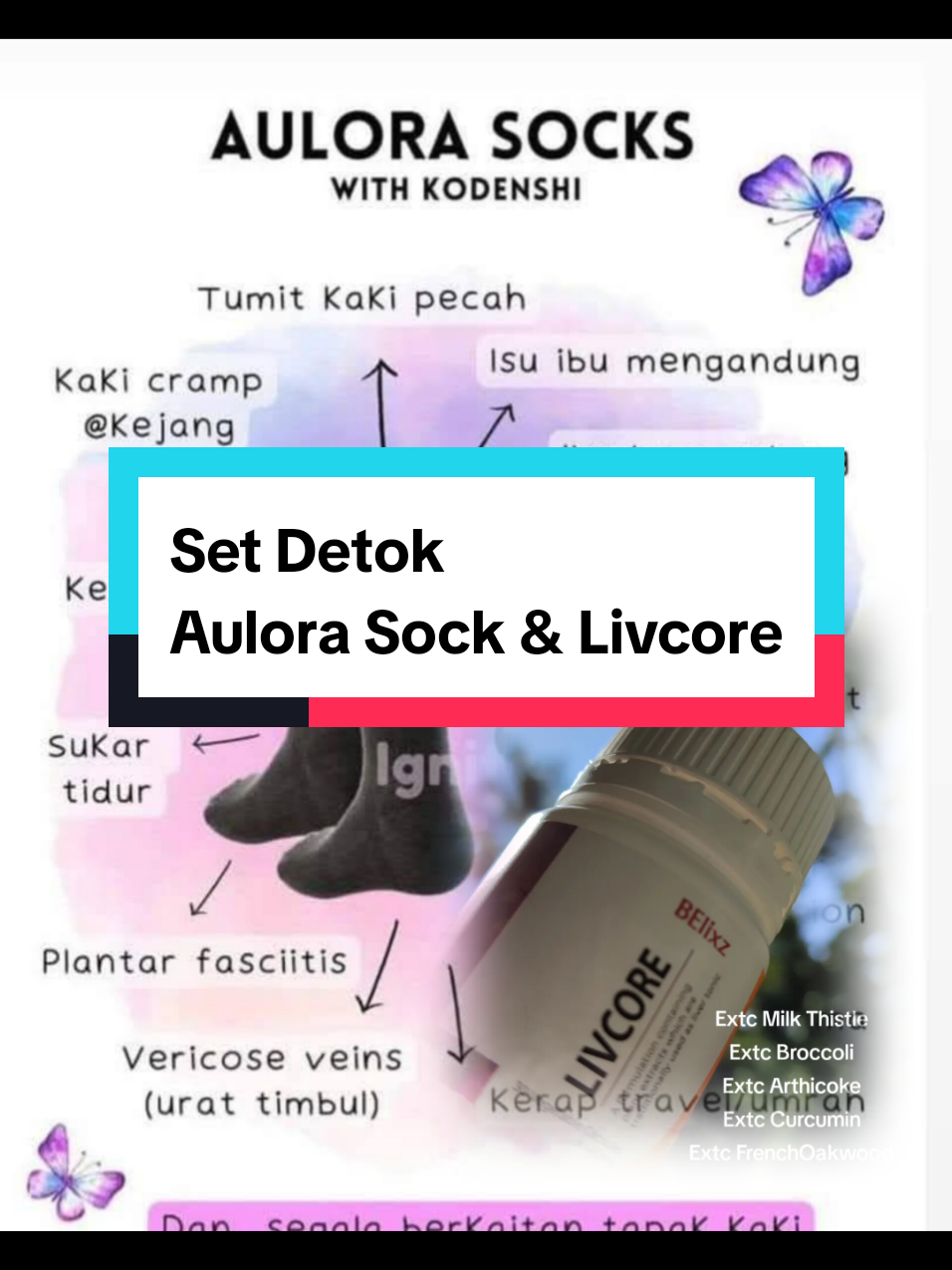 Set detok tubuh untuk kekal sihat. 0129322857