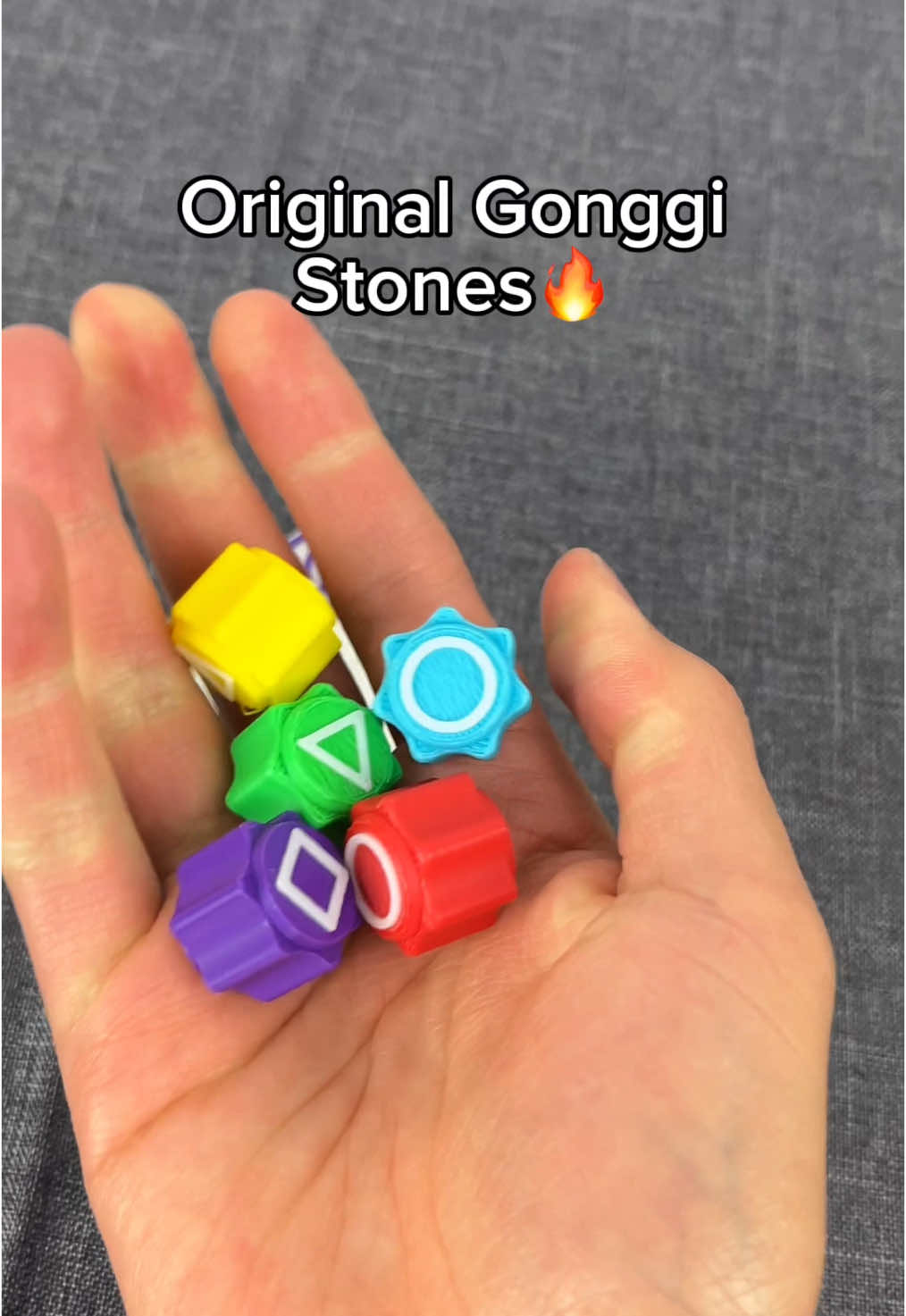 Original Gonggi Stones from Squid Game! #squidgame #gonggi #squidgame2 