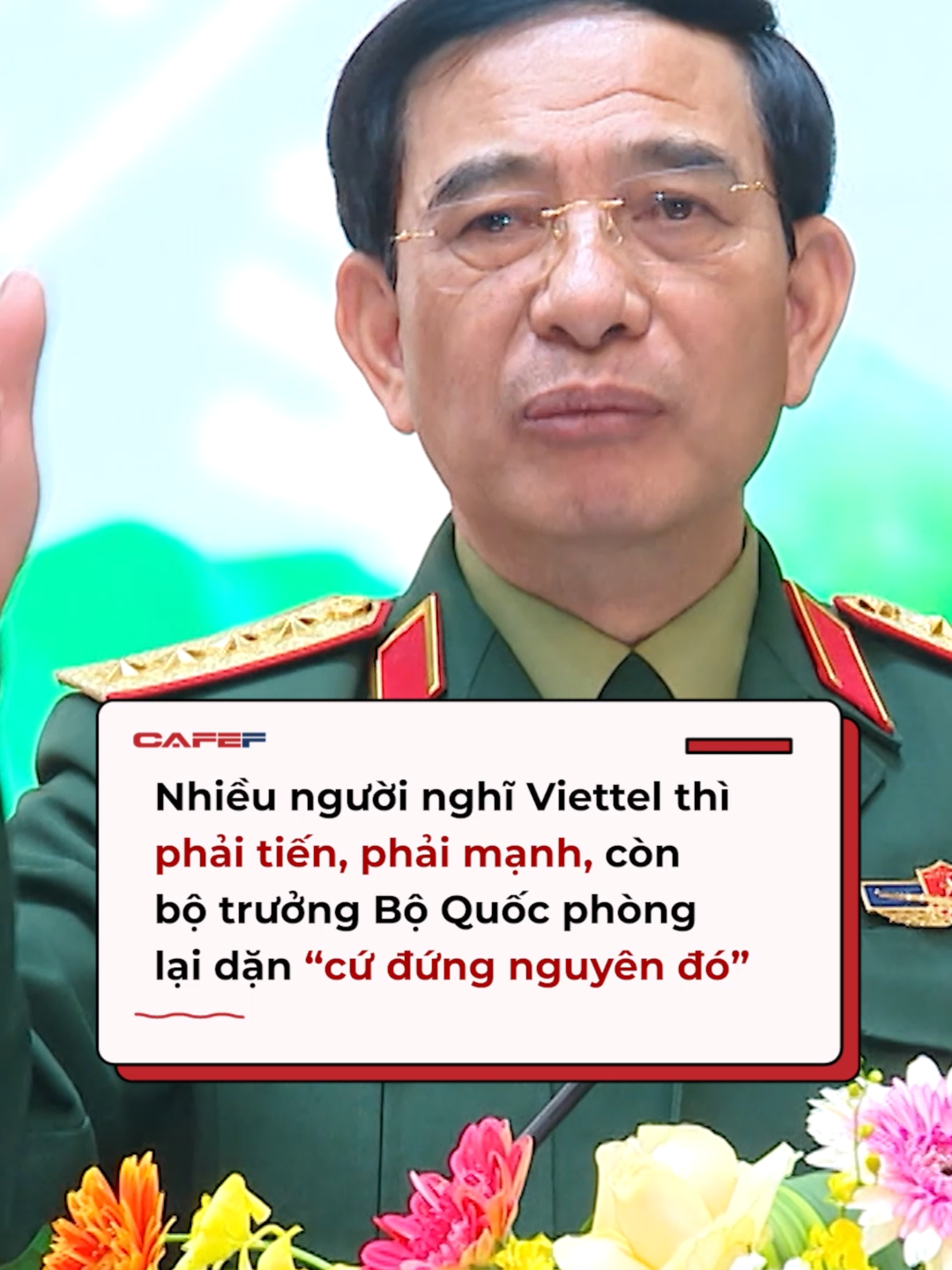 Câu dặn của Bộ trưởng Bộ Quốc phòng nghe tưởng dễ mà hóa ra là thử thách khó nhằn đấy #CafeF #AMM #Viettel