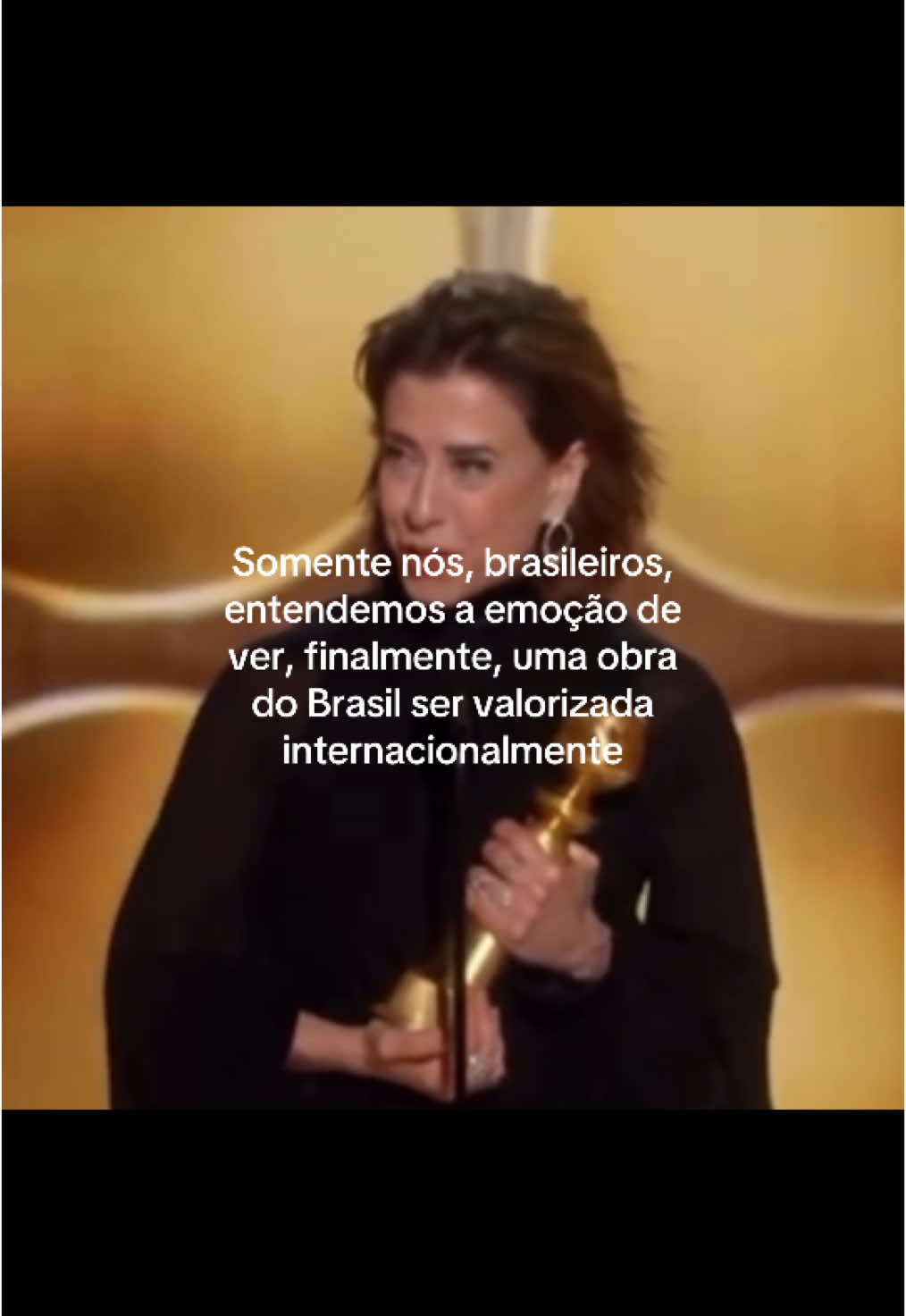 O nome dela é, Fernanda Torres! @Fernanda Torres  #fernandatorres #goldenglobes #fernandamontenegro  #fyp 