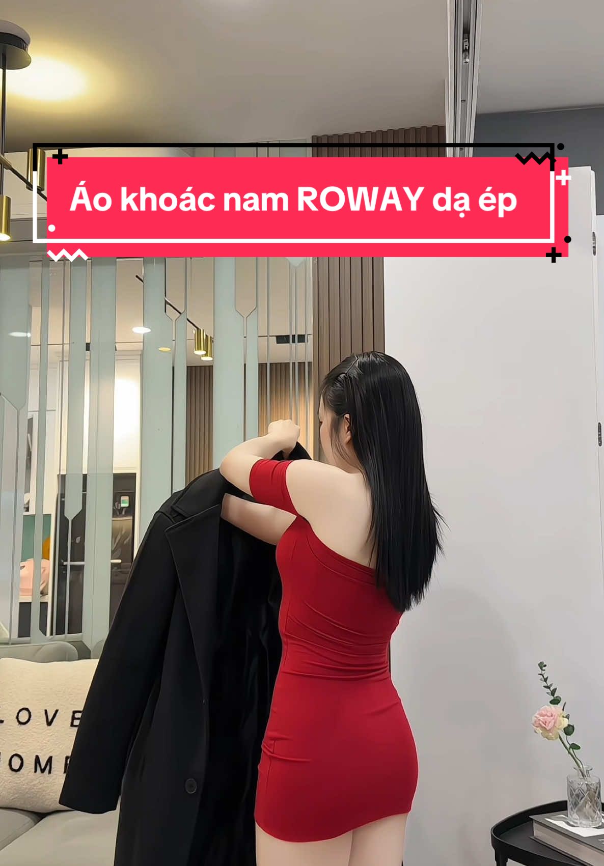 Áo khoác nam ROWAY dạ ép măng tô cao cấp