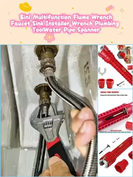 # Sink wrench small space difficult to disassemble can try this # multi-functional sink wrench thickening and durable # high-performance utility # wrench # good life helper#TikTokShop #goodthing #foryou #fyp 